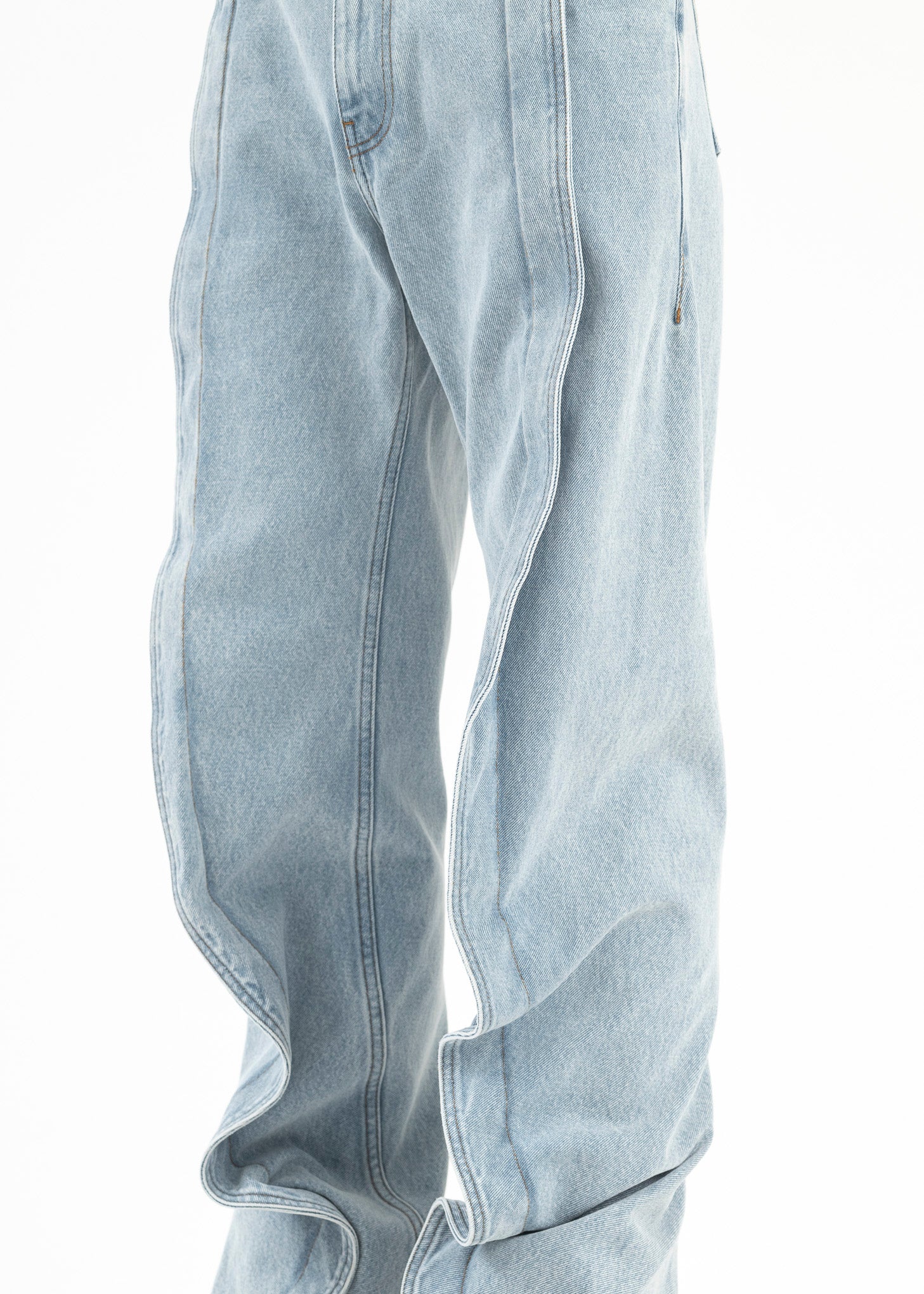 ICE BLUE EVERGREEN BANANA SLIM JEANS - Image 3