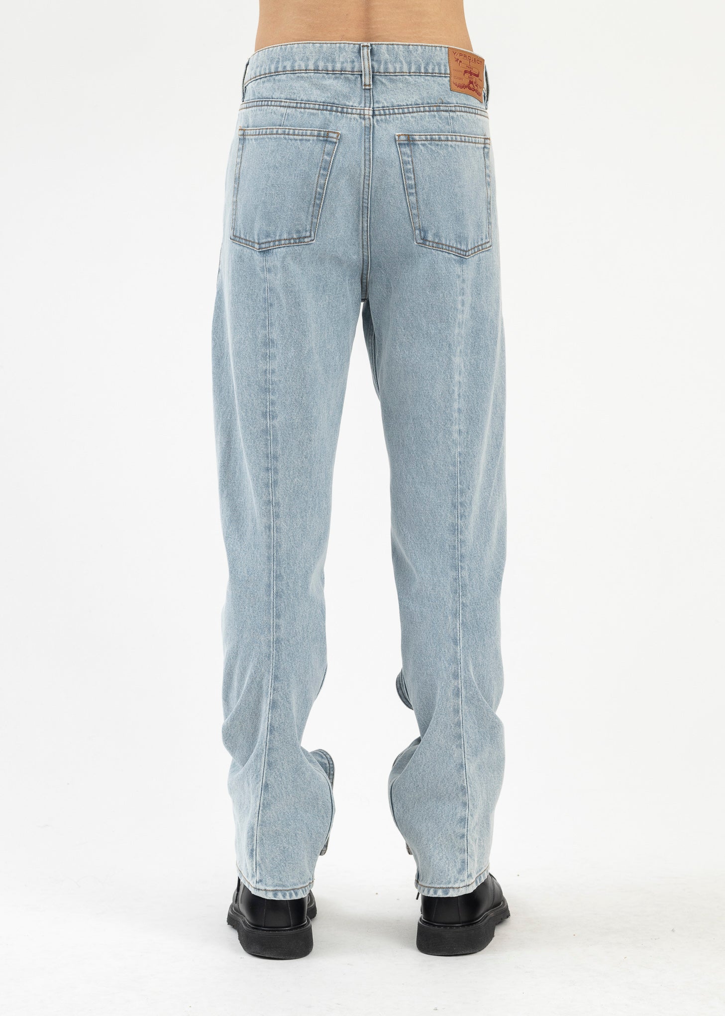 ICE BLUE EVERGREEN BANANA SLIM JEANS - Image 4