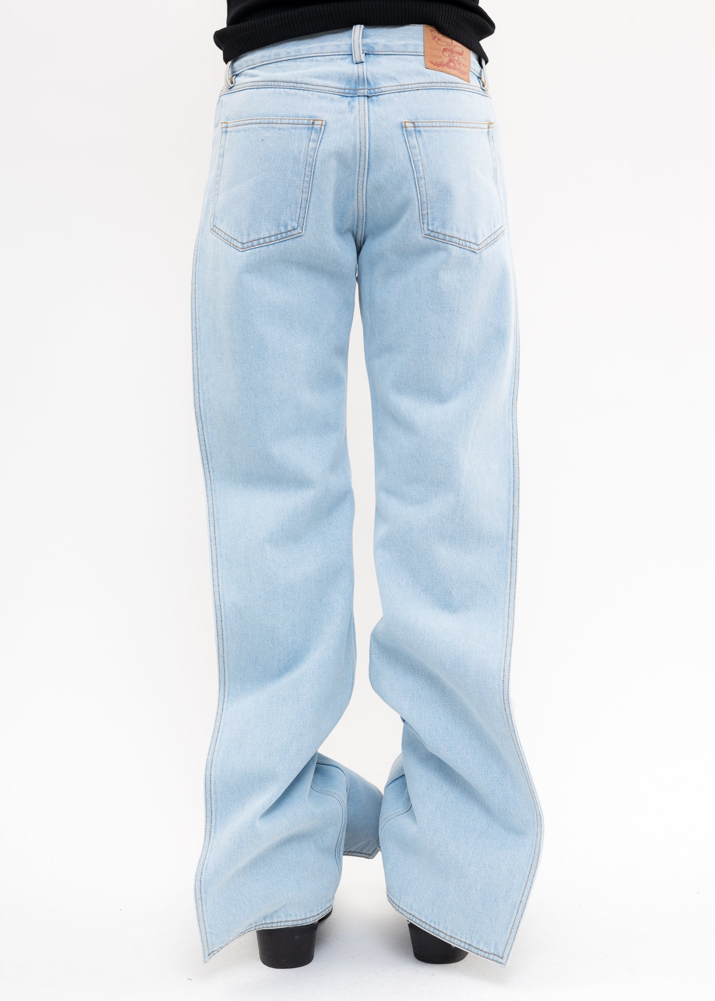 Ice Blue Panel Jeans - Image 3