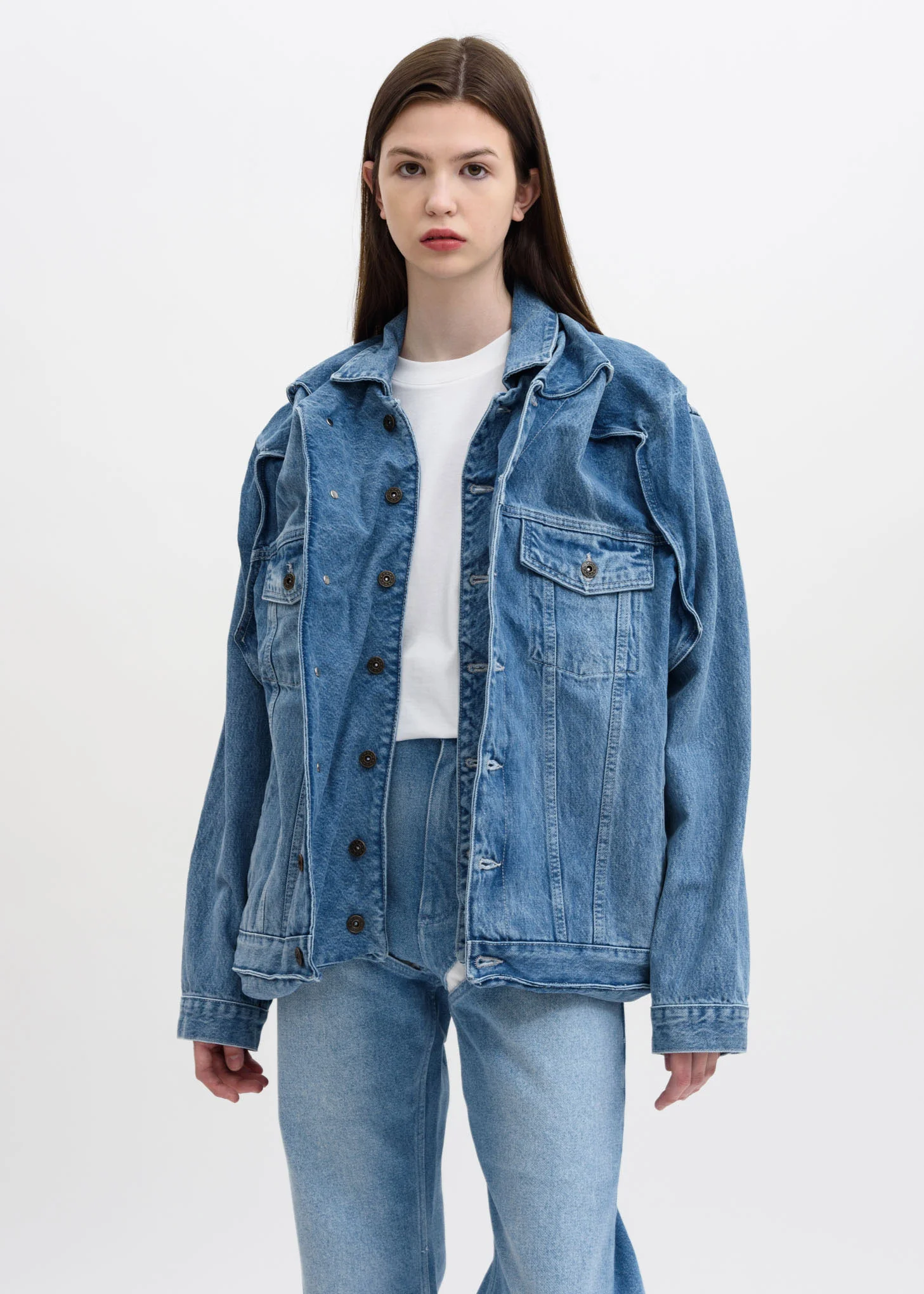 Ice Blue Pop Up Jacket - Image 3