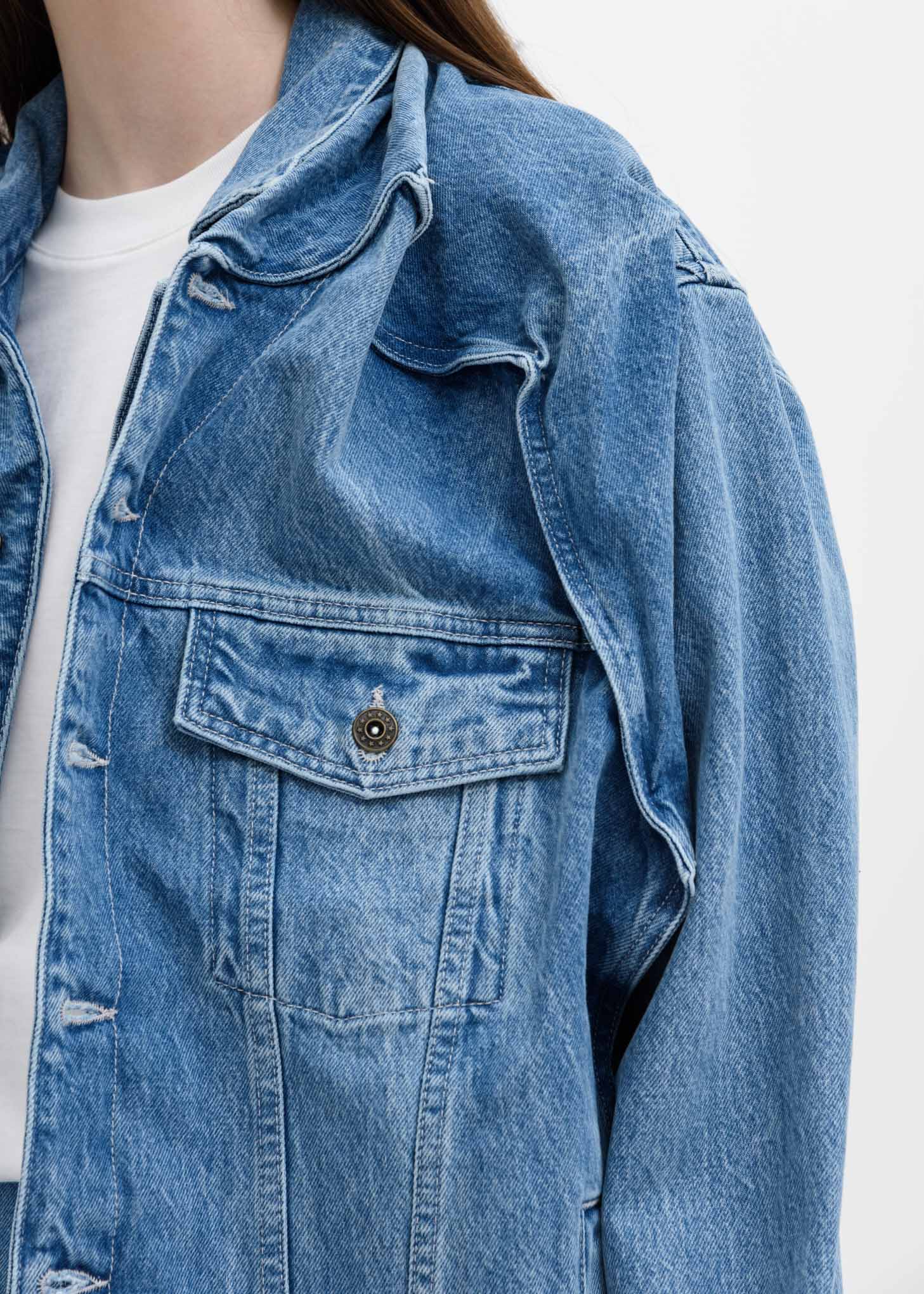 Ice Blue Pop Up Jacket - Image 6