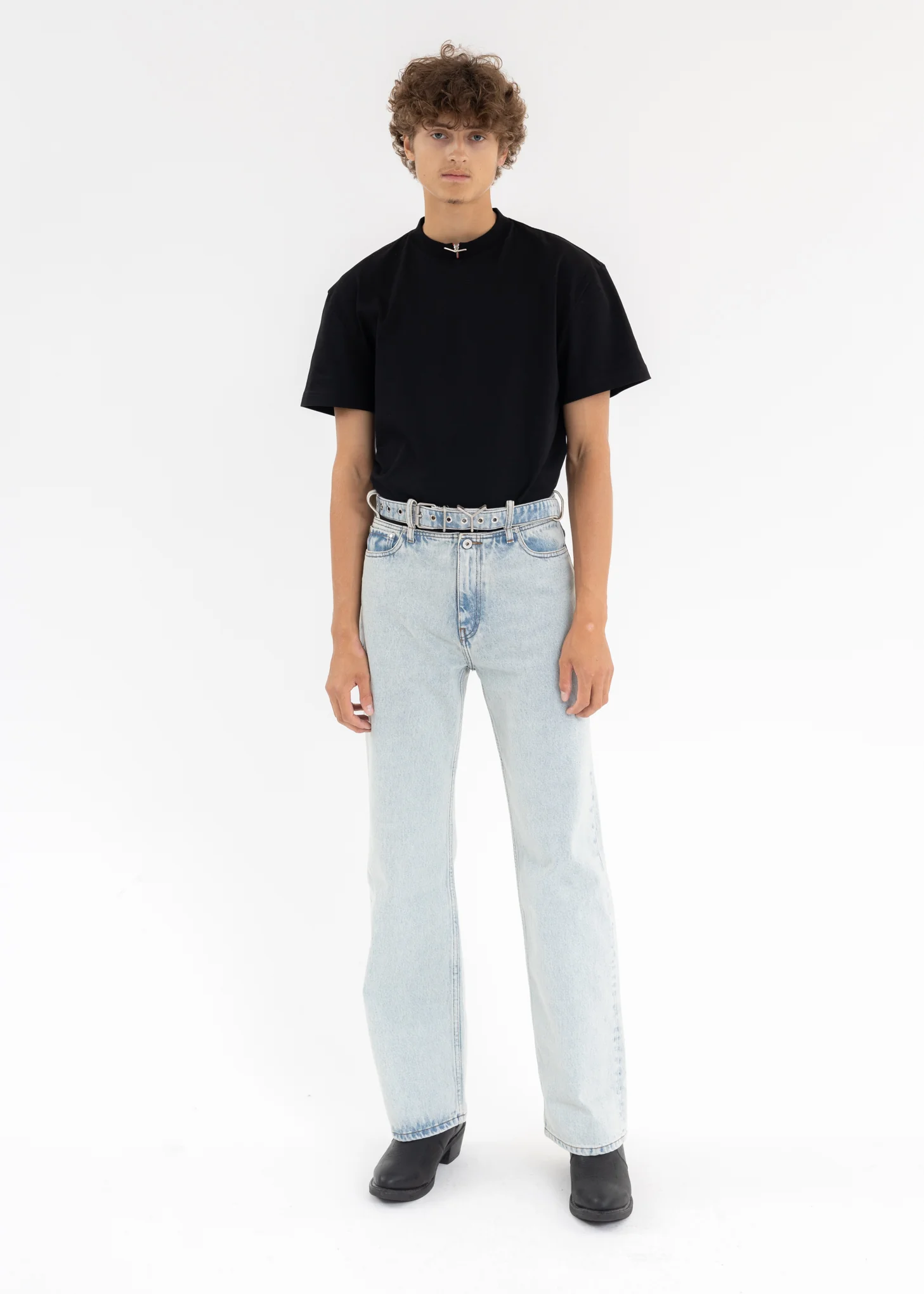 ICE BLUE Y BELT JEANS - Image 7