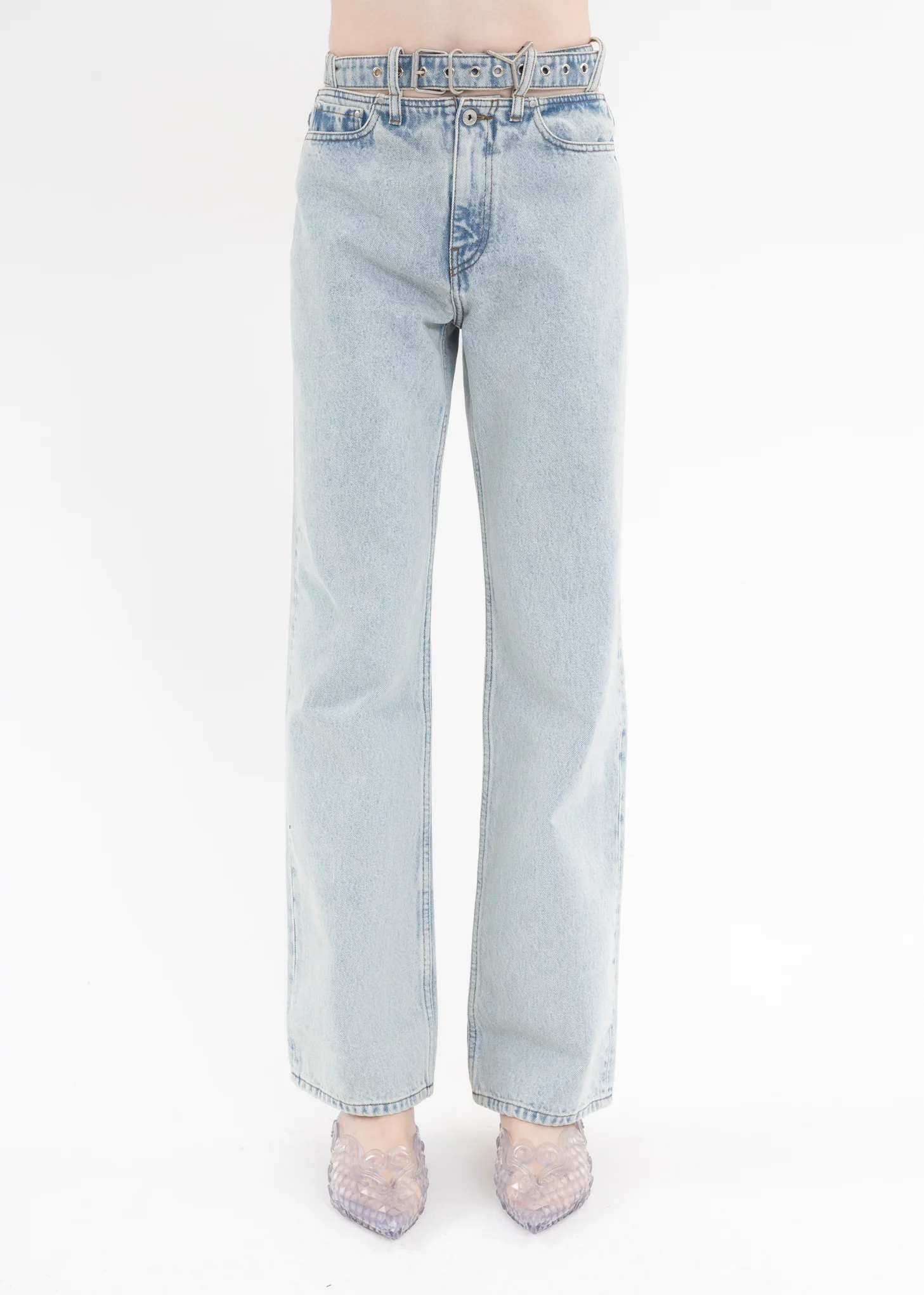 ICE BLUE Y BELT JEANS
