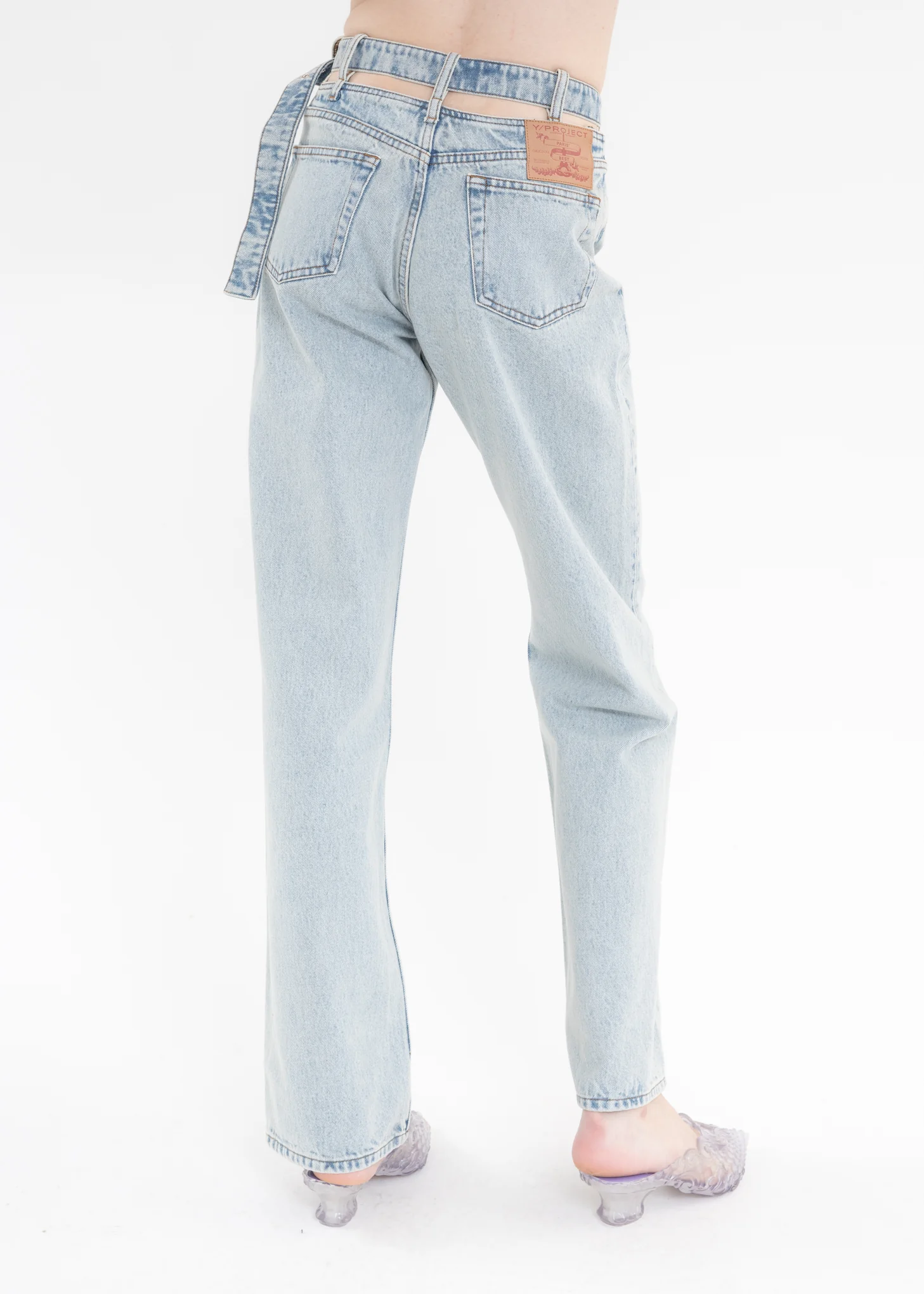 ICE BLUE Y BELT JEANS - Image 4