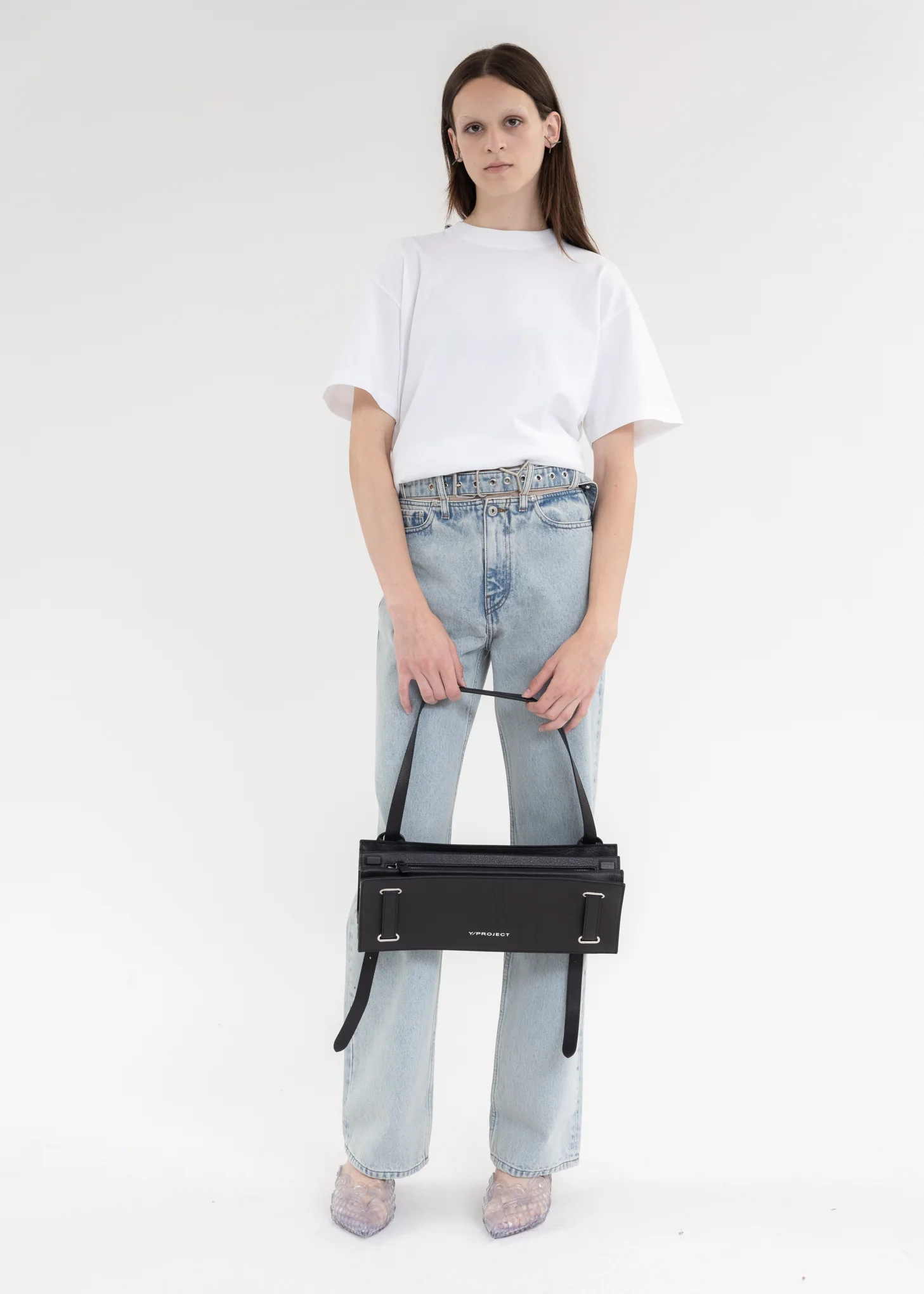 ICE BLUE Y BELT JEANS - Image 5