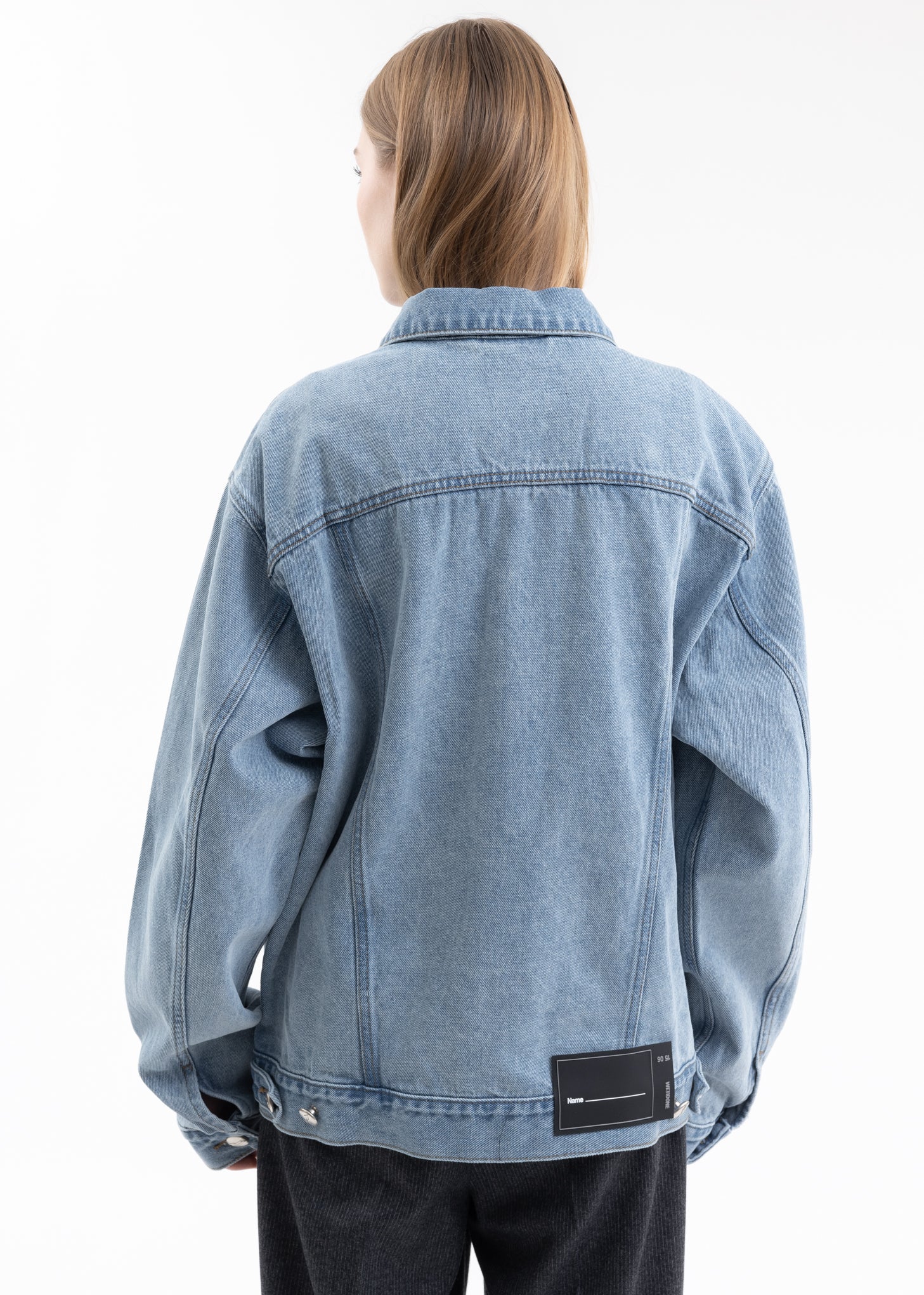 ICE OVERSIZED DENIM JACKET - Image 3