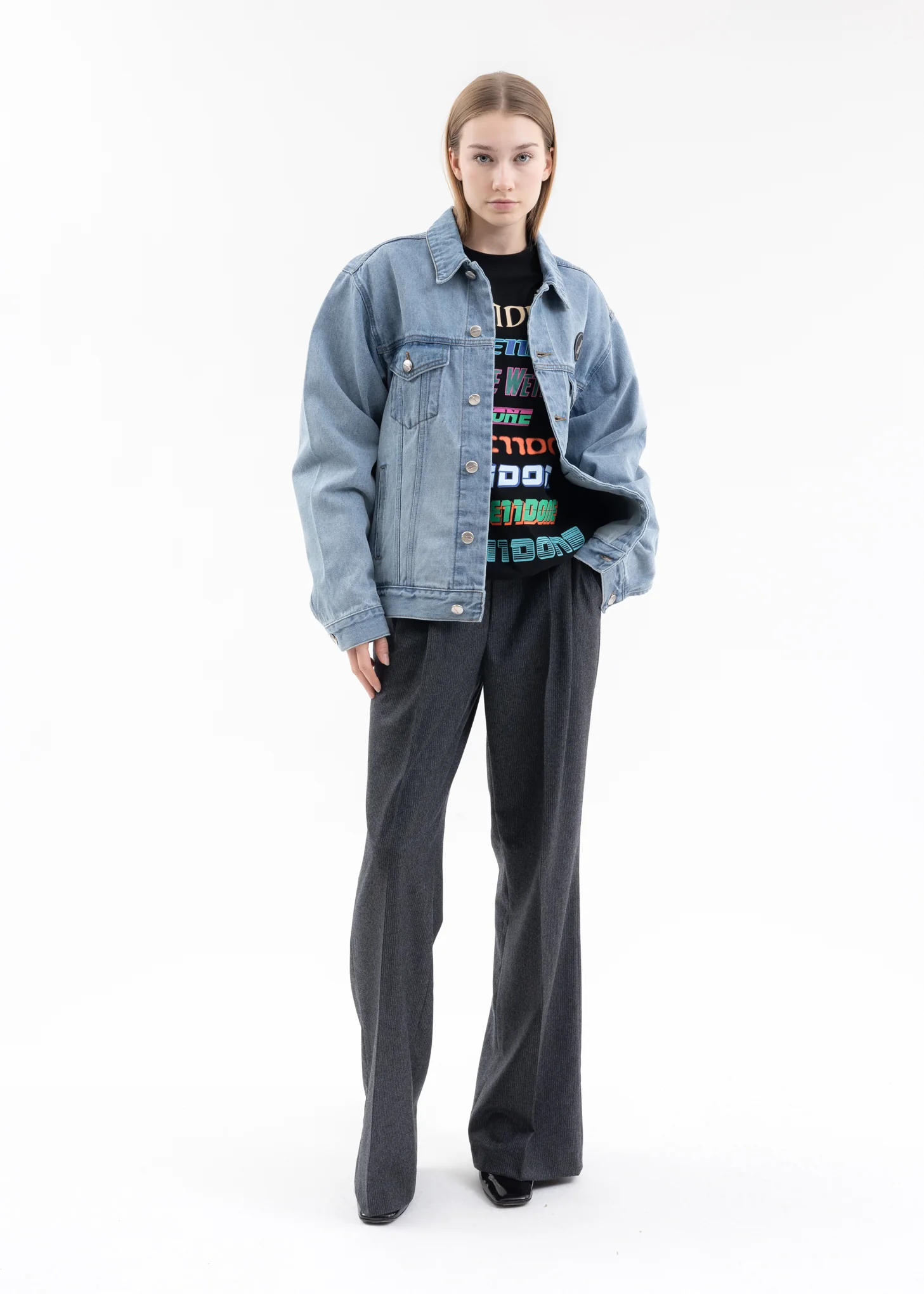 ICE OVERSIZED DENIM JACKET - Image 6