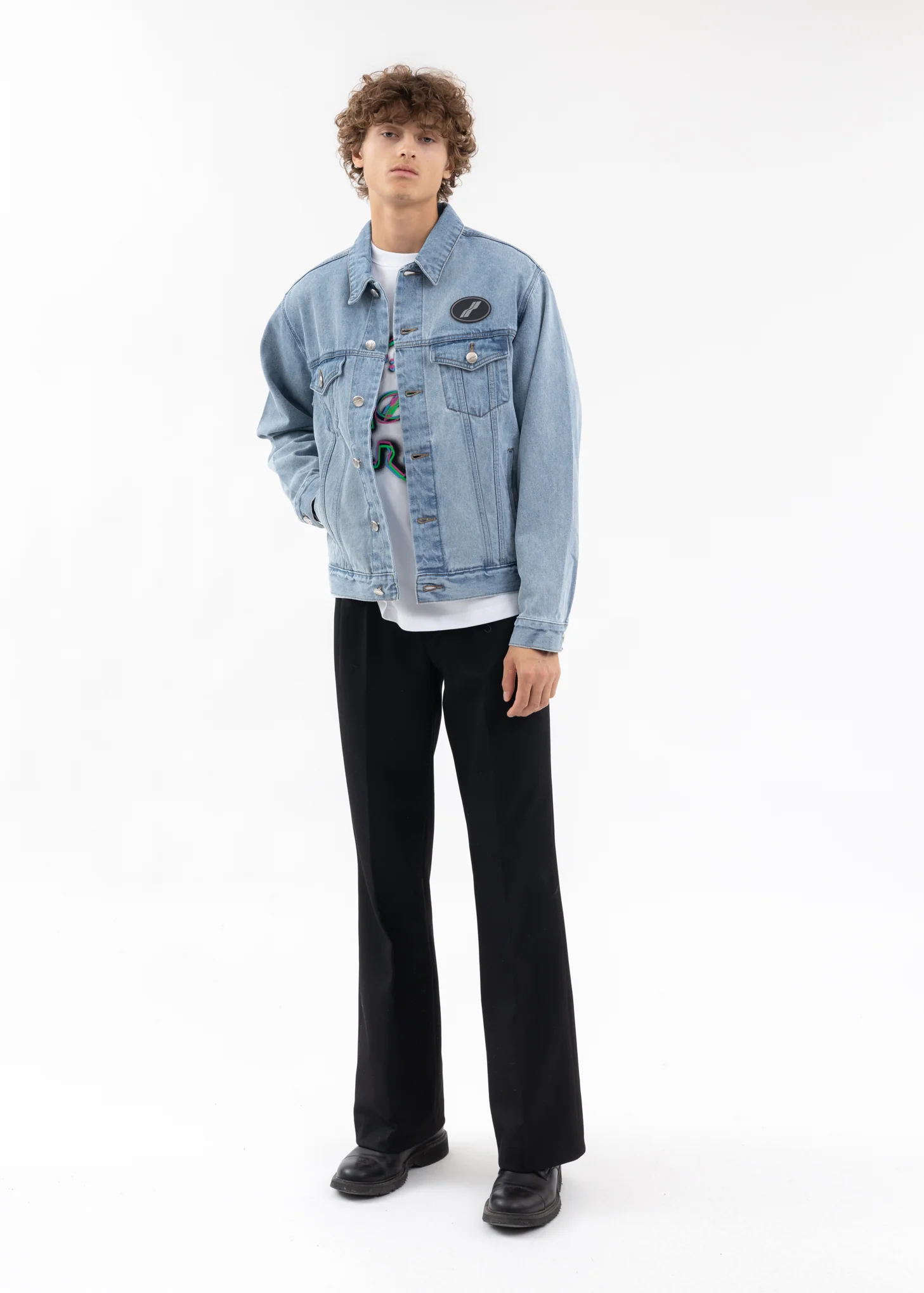 ICE OVERSIZED DENIM JACKET - Image 6