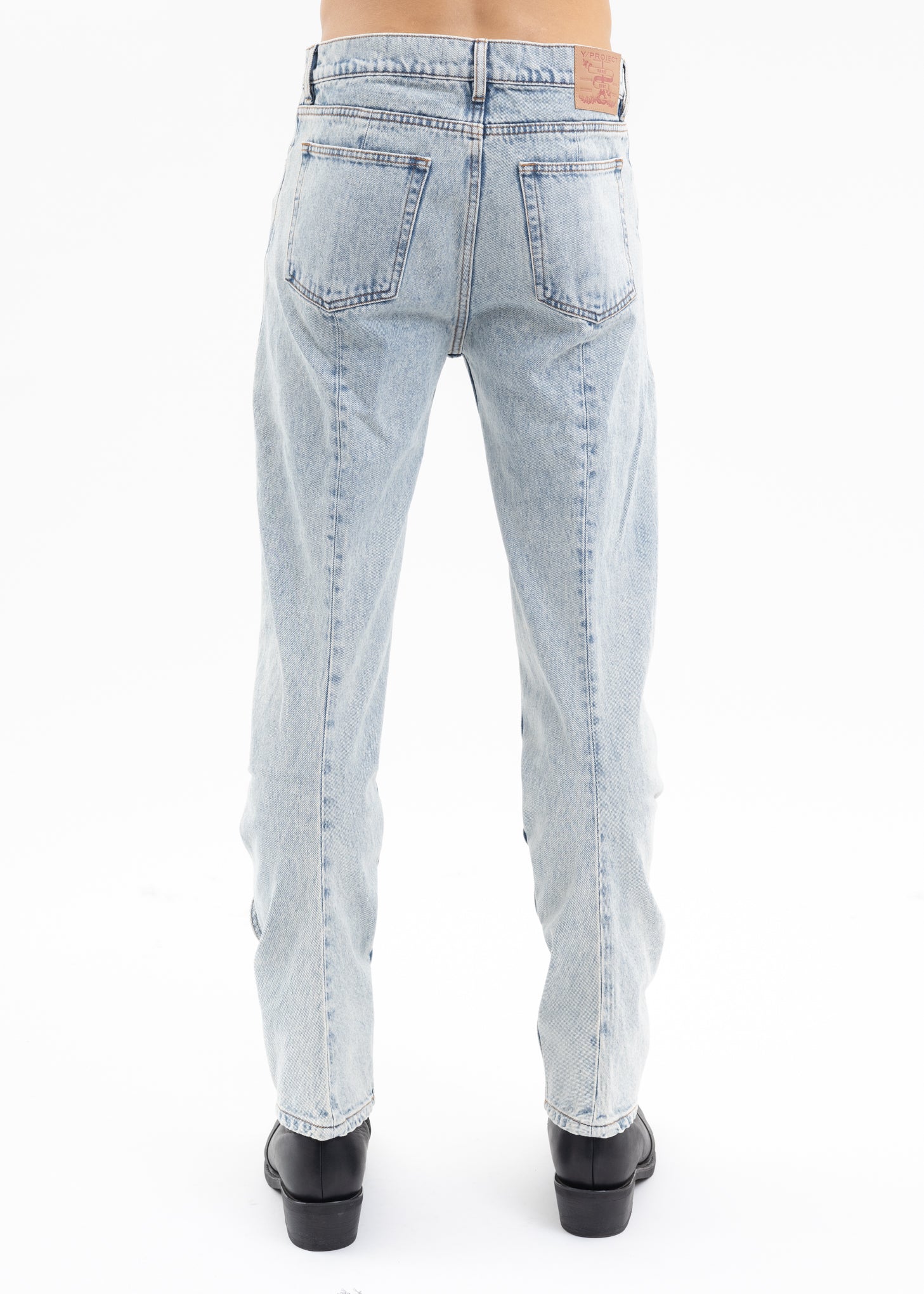 ICE BLUE SLIM BANANA JEANS - Image 3