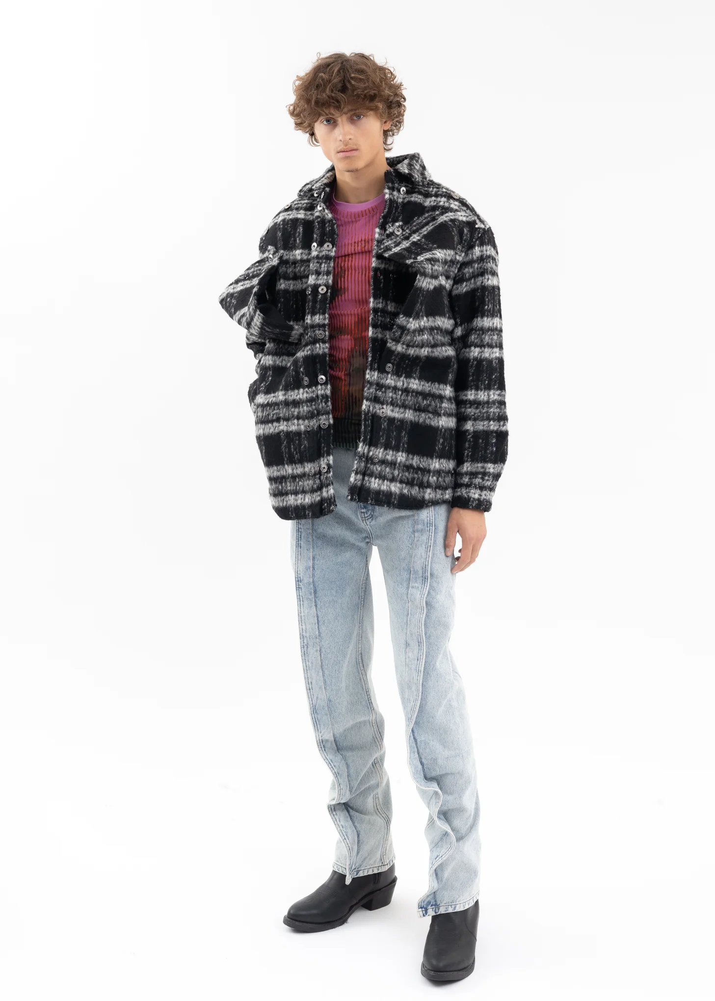 ICE BLUE SLIM BANANA JEANS - Image 7