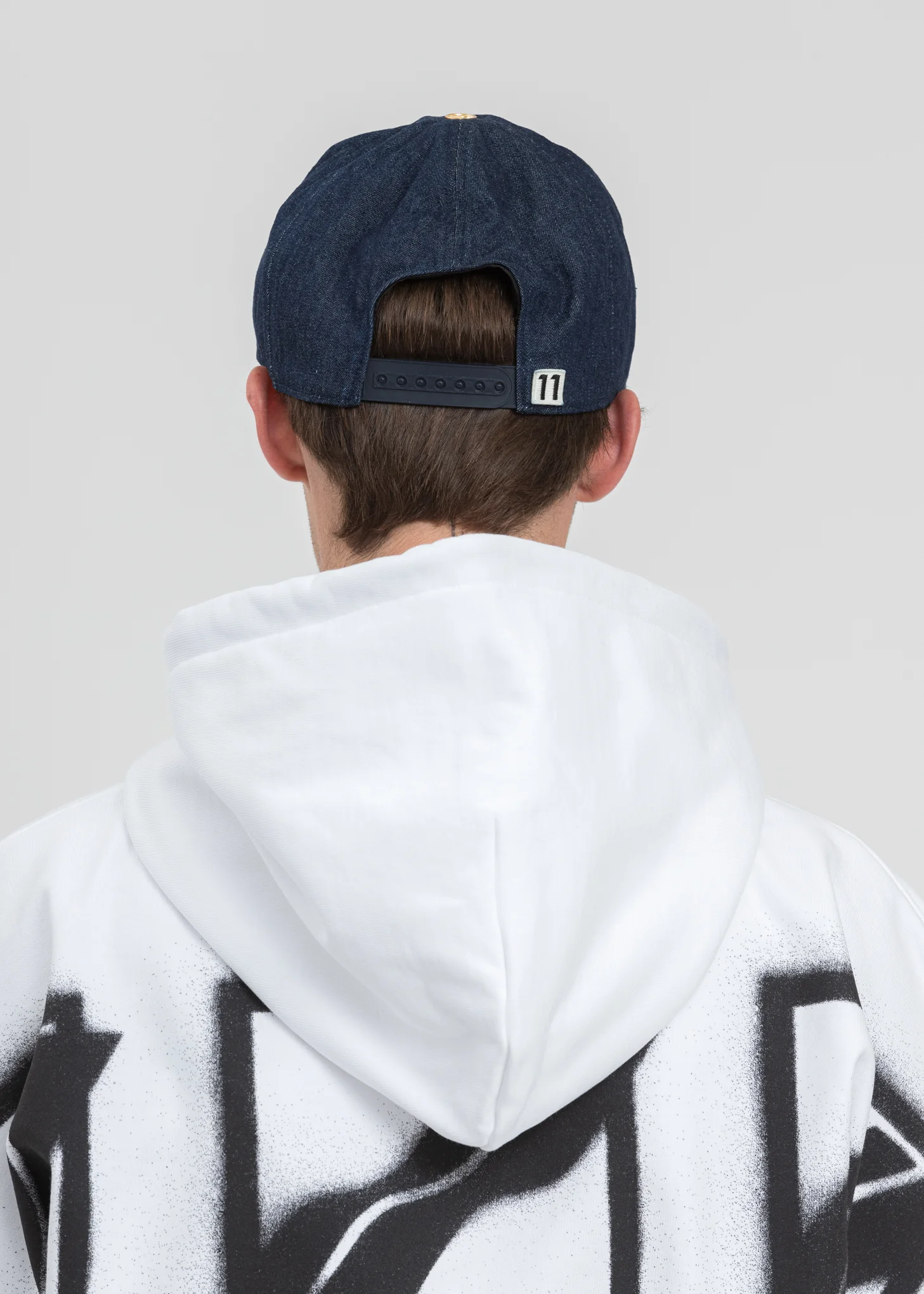 Indigo Blue Neon Patch Embroidered Cap - Image 3
