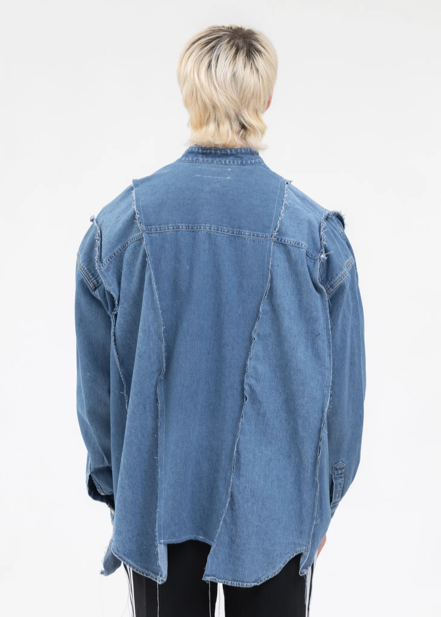 Indigo Docking Wide Denim Samue Shirts -Style 1 - Image 3