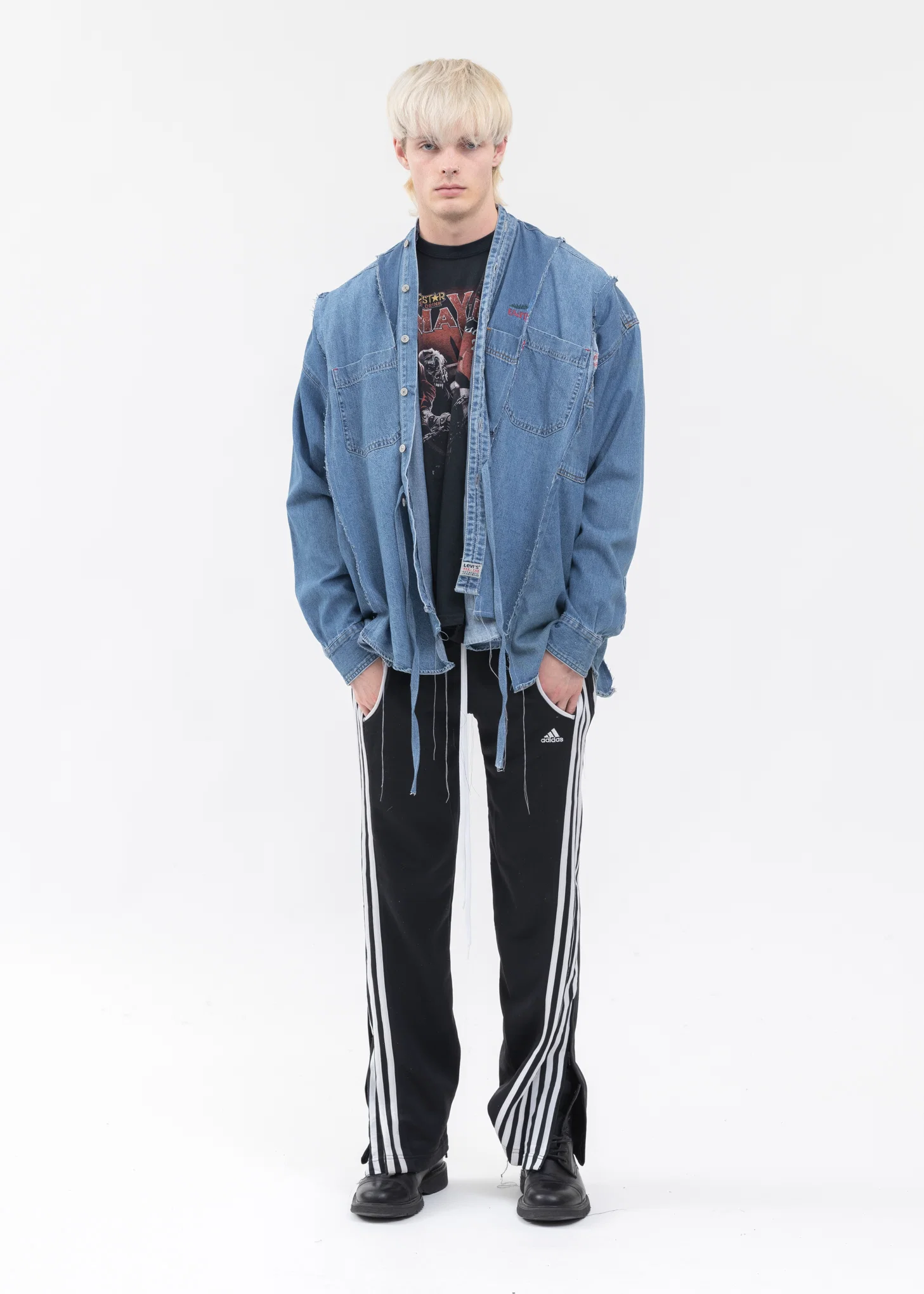 Indigo Docking Wide Denim Samue Shirts -Style 1 - Image 6