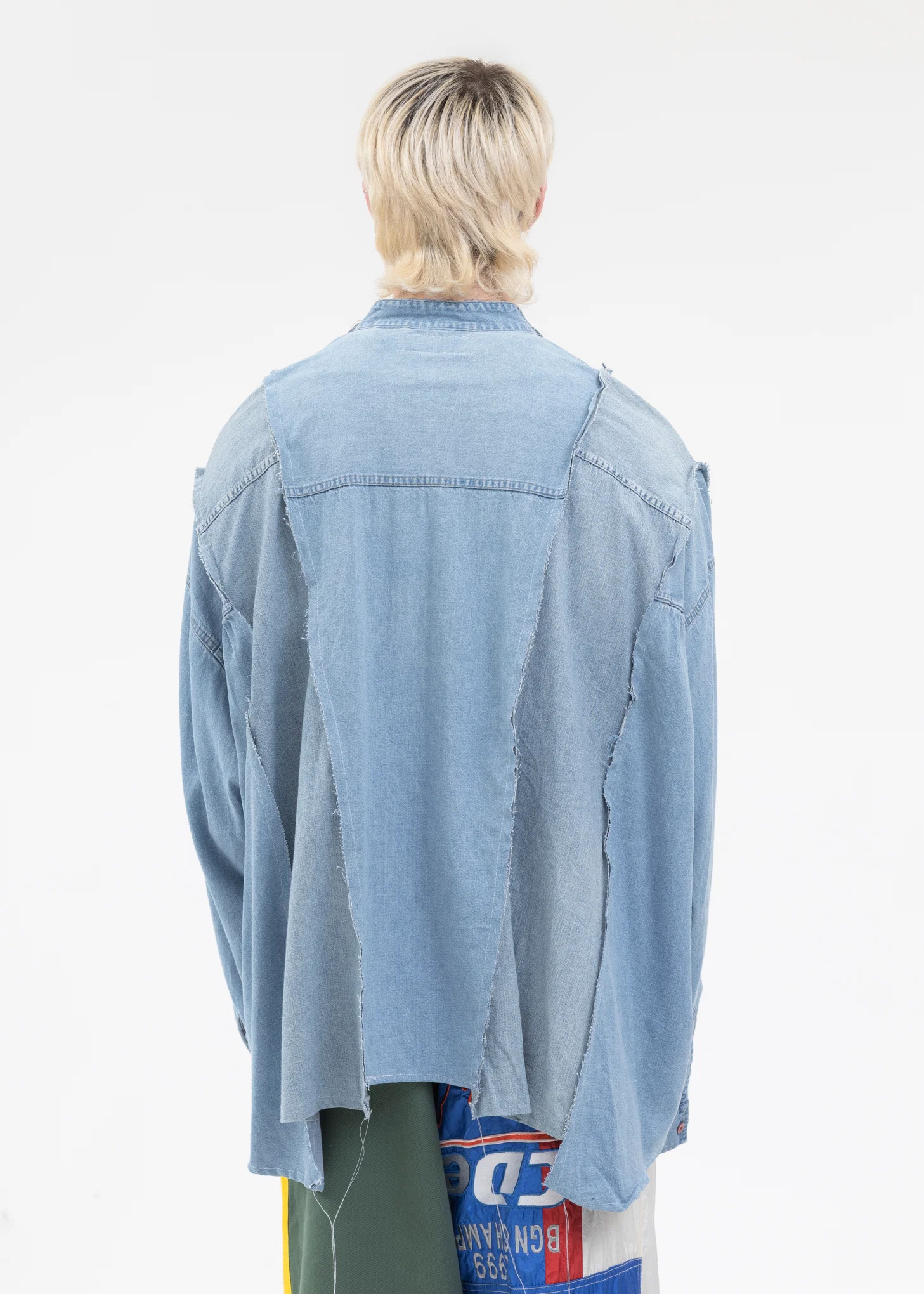 Indigo Docking Wide Denim Samue Shirts -Style 2 - Image 4