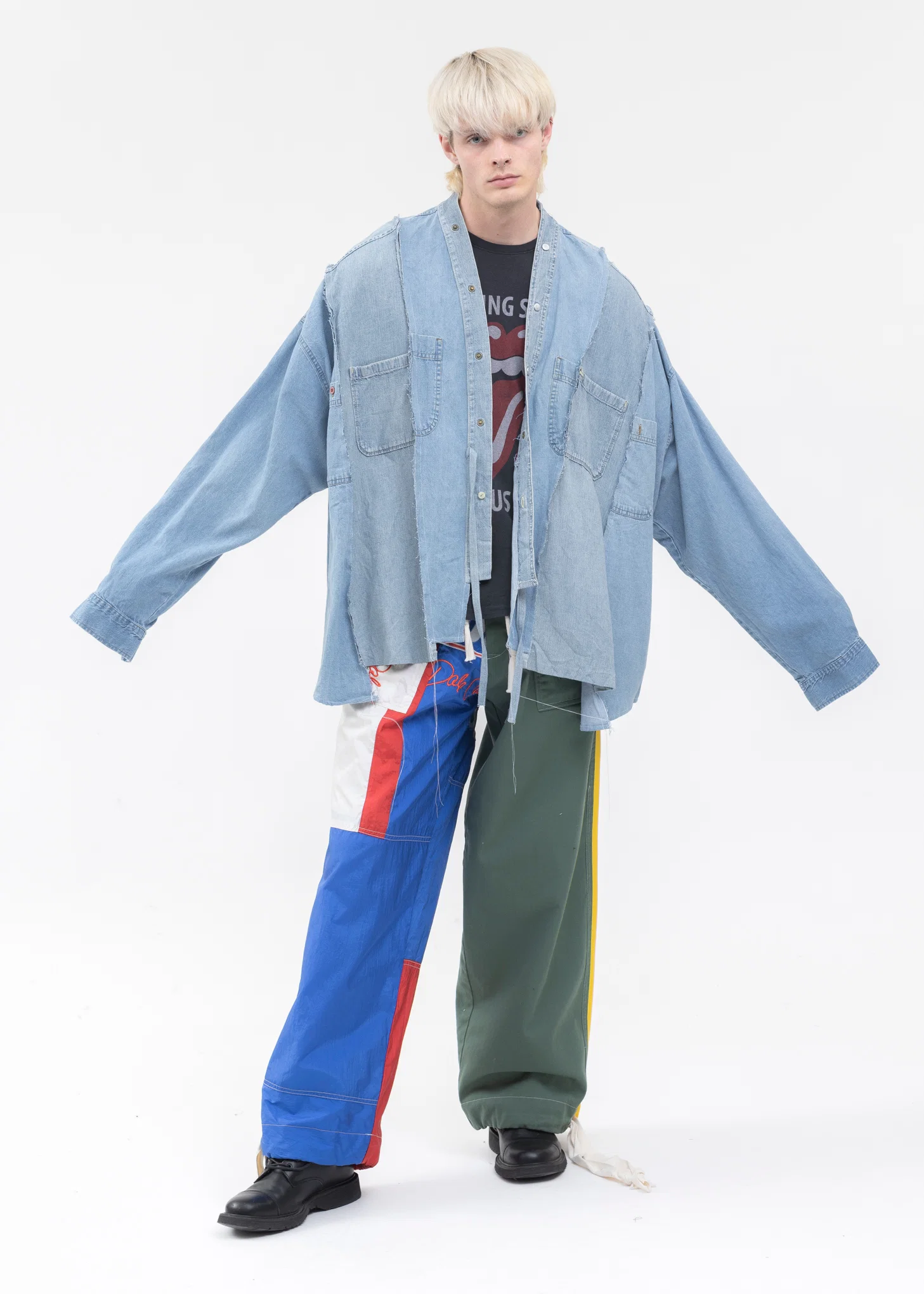 Indigo Docking Wide Denim Samue Shirts -Style 2 - Image 7