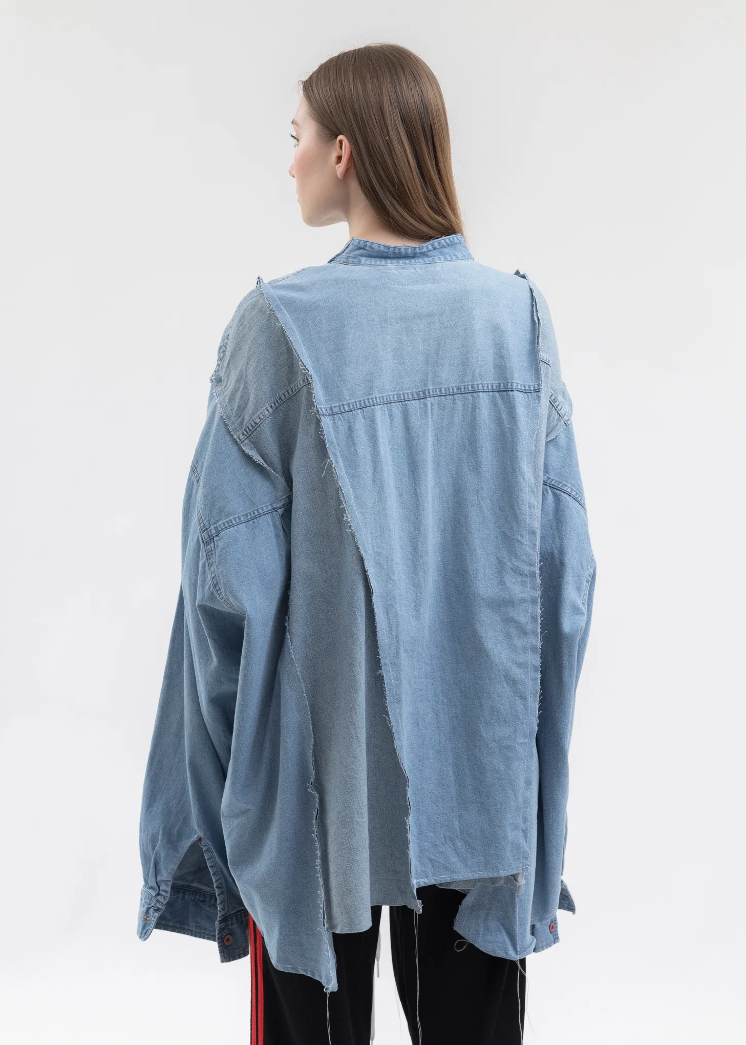 Indigo Docking Wide Denim Samue Shirts -Style 2 - Image 2