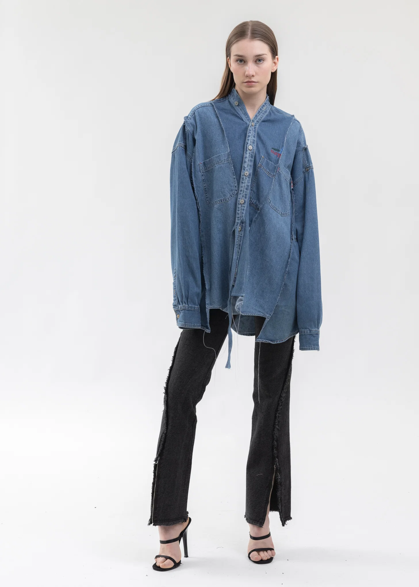Indigo Docking Wide Denim Samue Shirts -Style 1 - Image 5