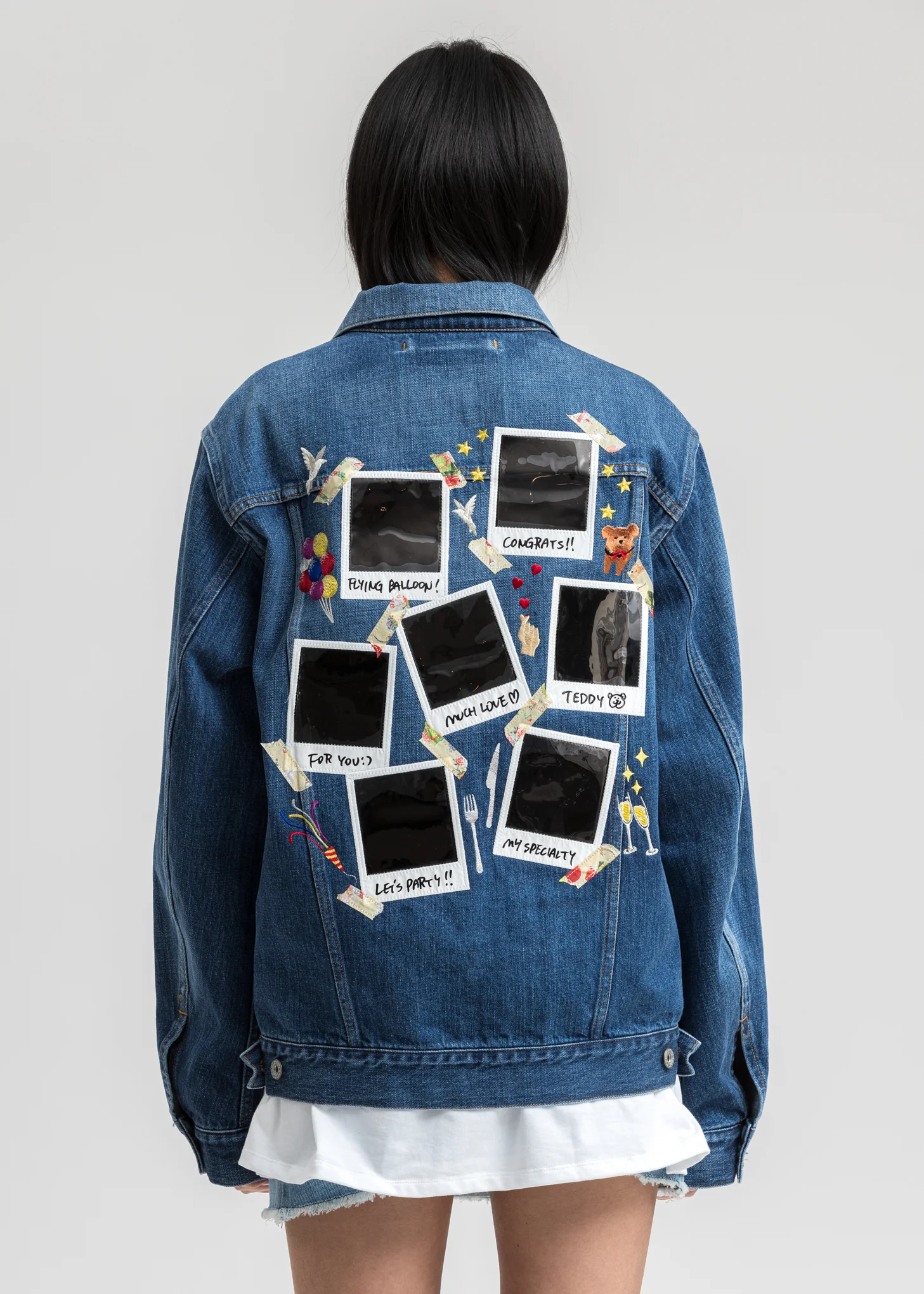 Indigo Memorial Polaroid Denim Jacket