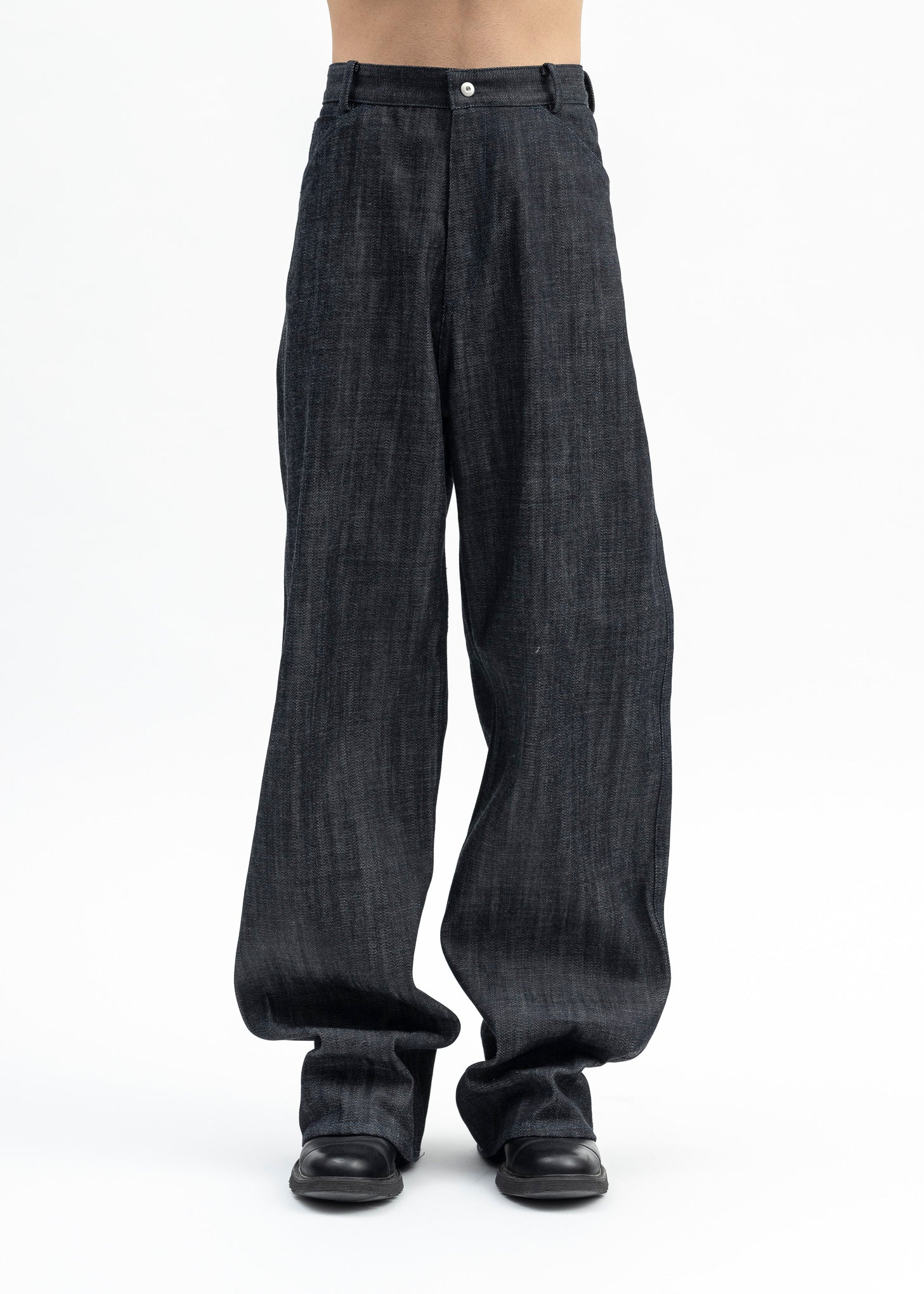 INDIGO RAW DENIM 5 PKT TROUSERS