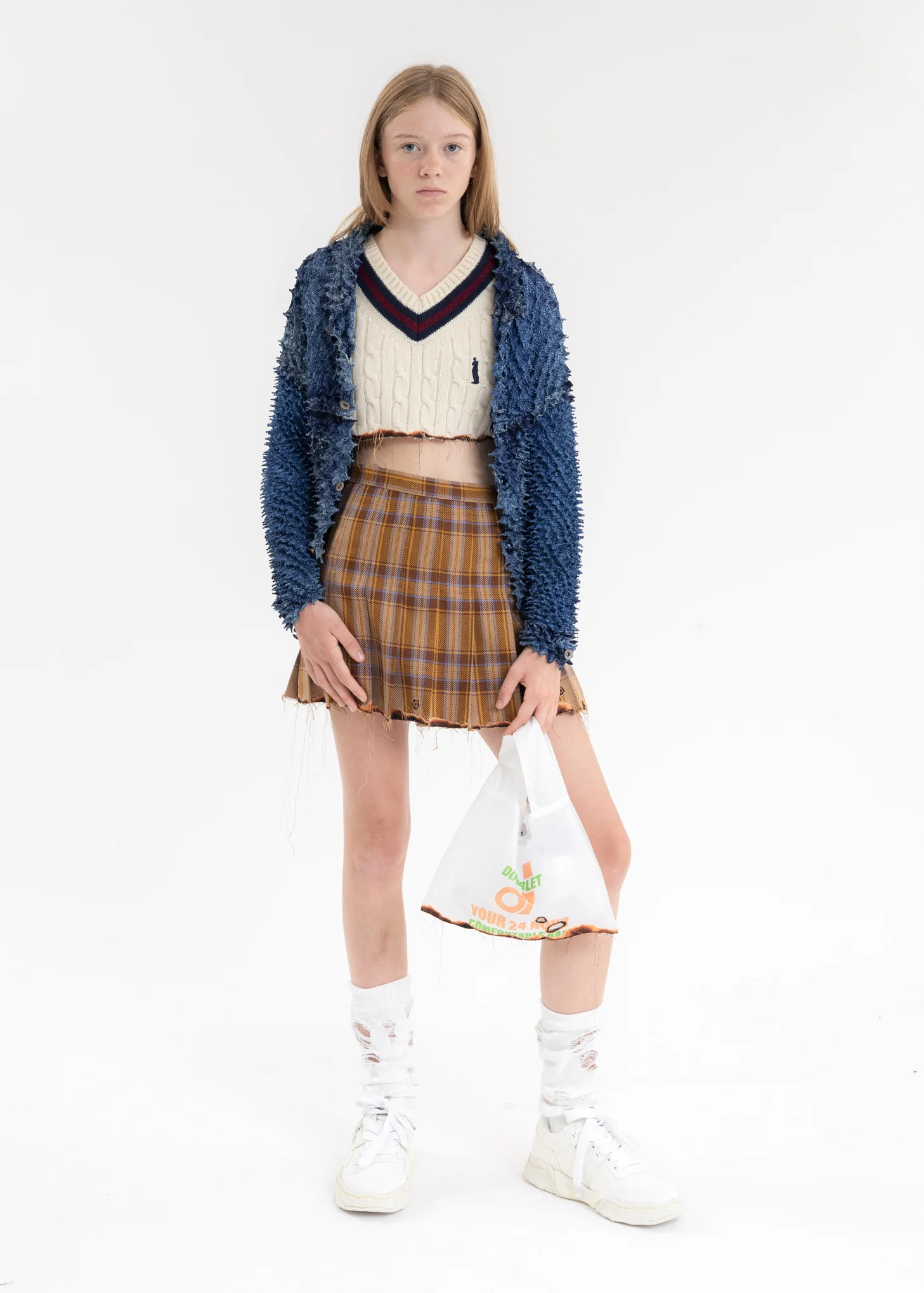 Indigo “SHIBORI” PHOTO PRINT DENIM JACKET - Image 6