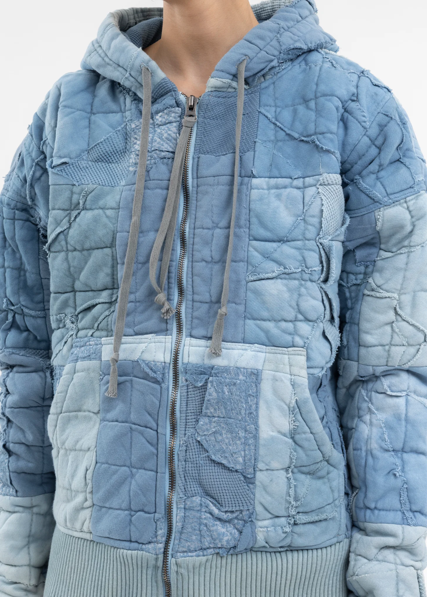 INDIGO STITCHWORK HOODIE - Image 6