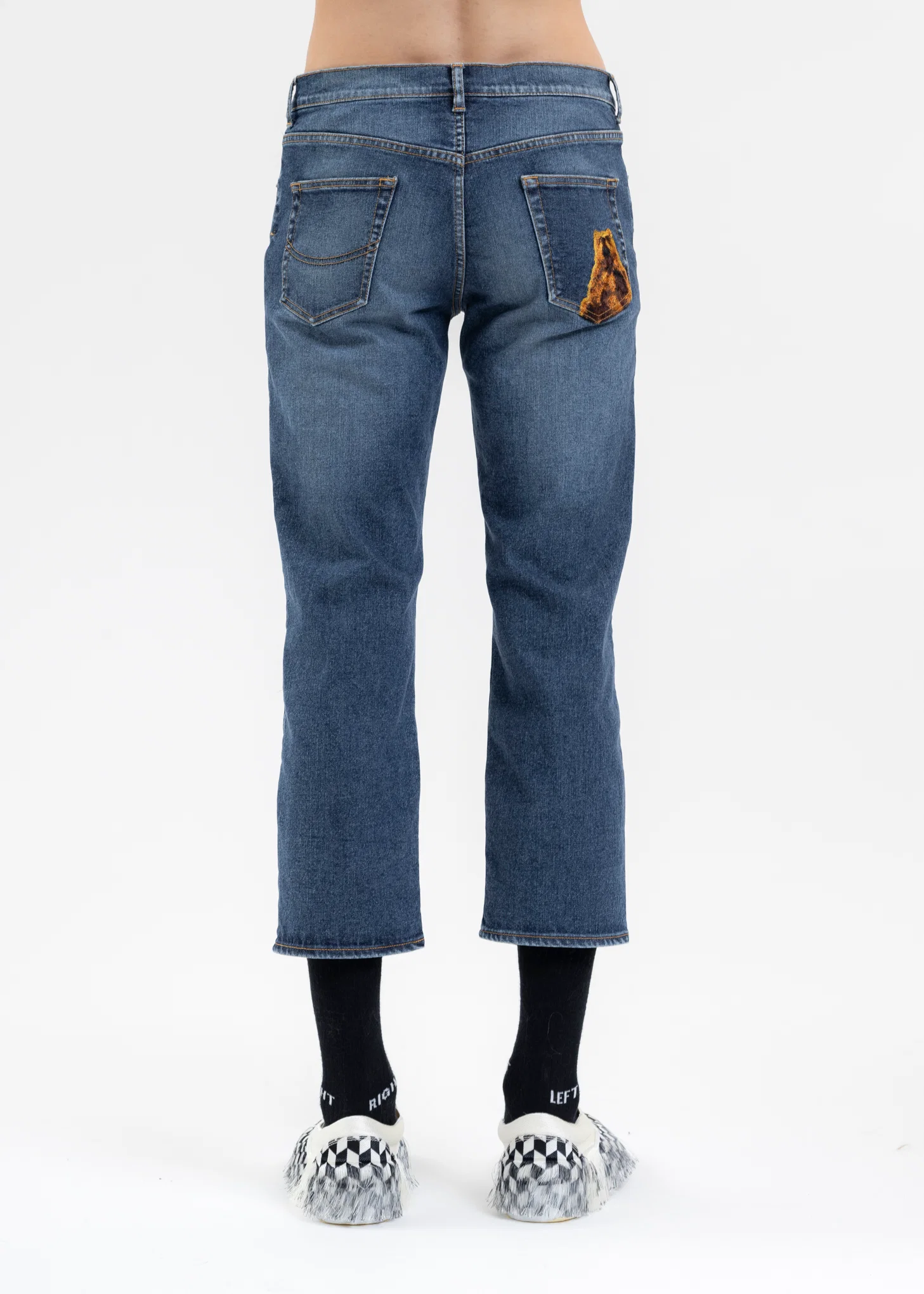 INDIGO SUPER STRETCH KIDS DENIM PANTS - Image 2