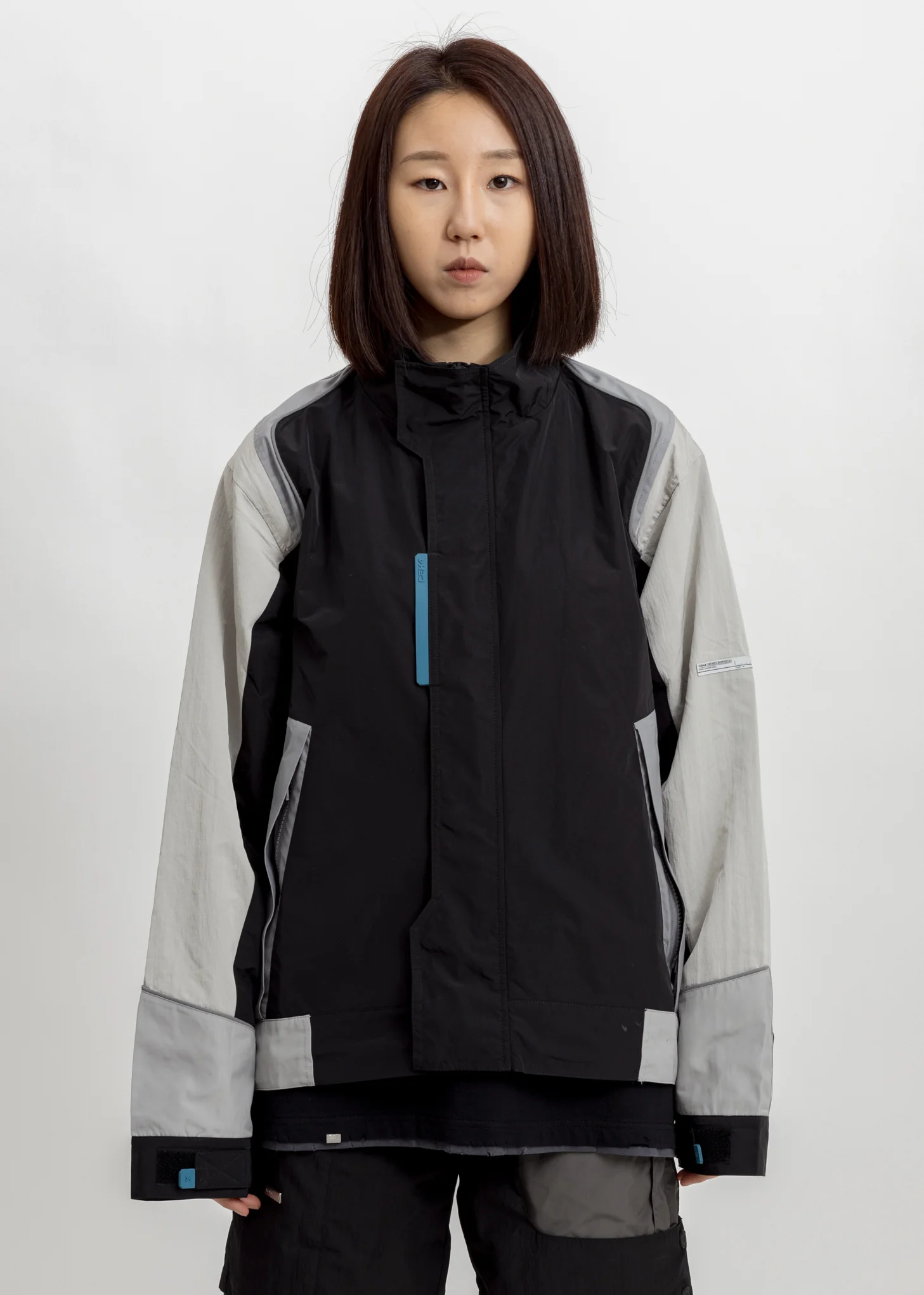 Interstellar Liaison Panelled Zip-Up Windbreaker