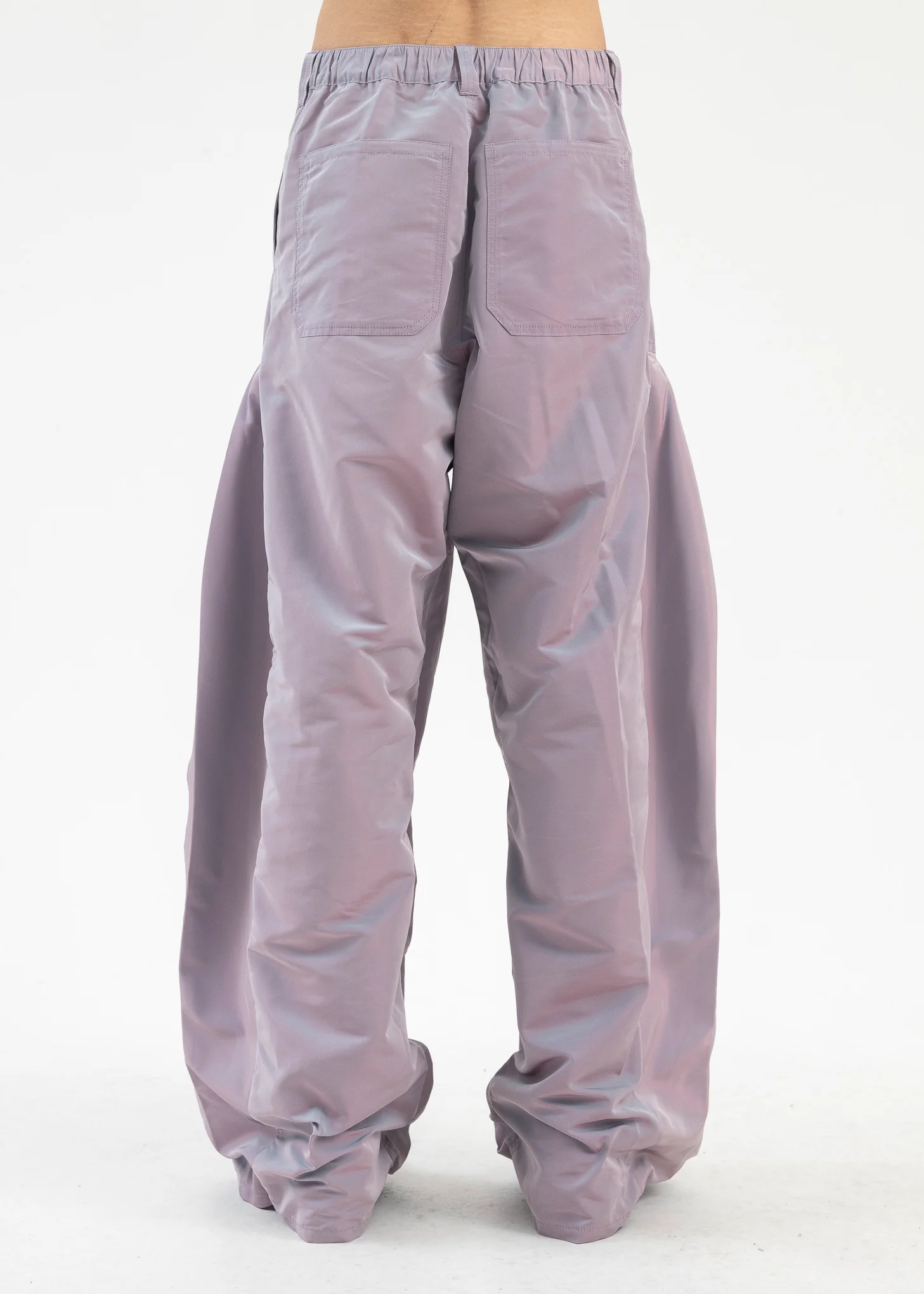 IRIDESCENT LILAC POP-UP PANTS - Image 3
