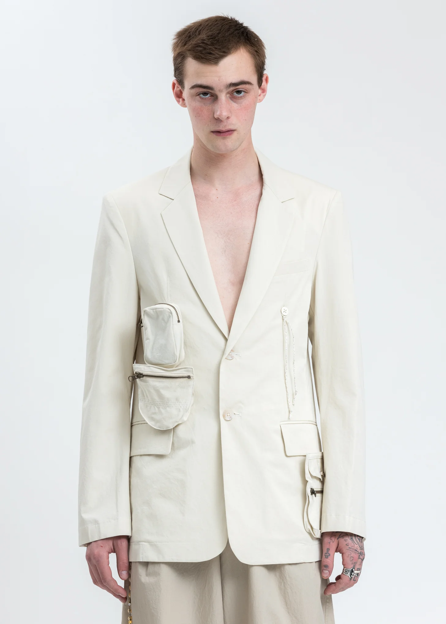 Ivory Detachable Jacket