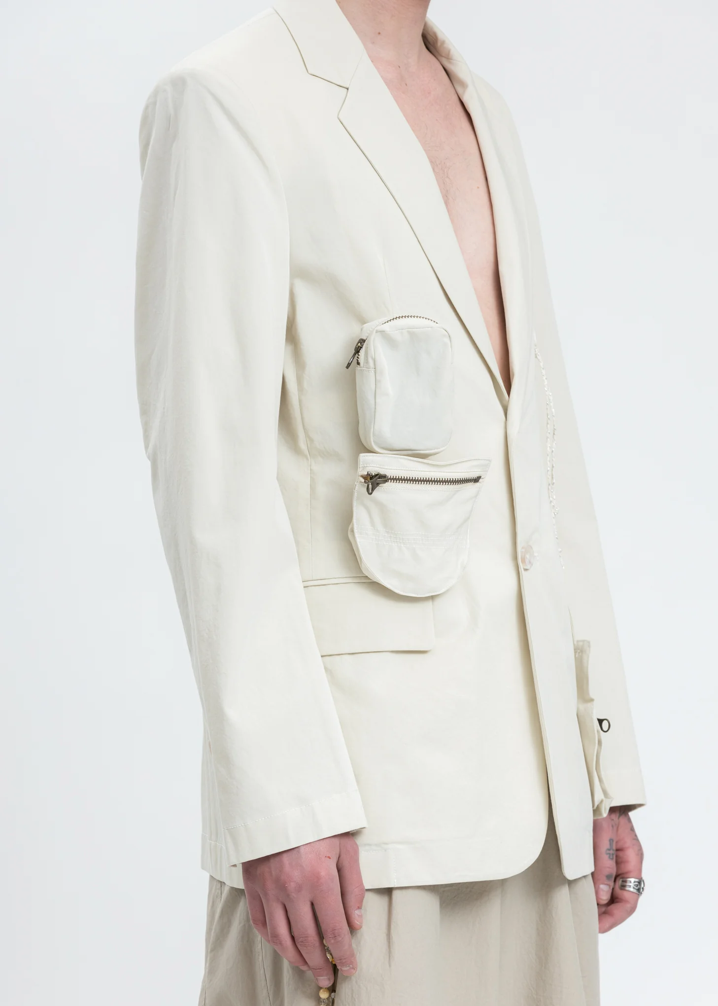 Ivory Detachable Jacket - Image 5