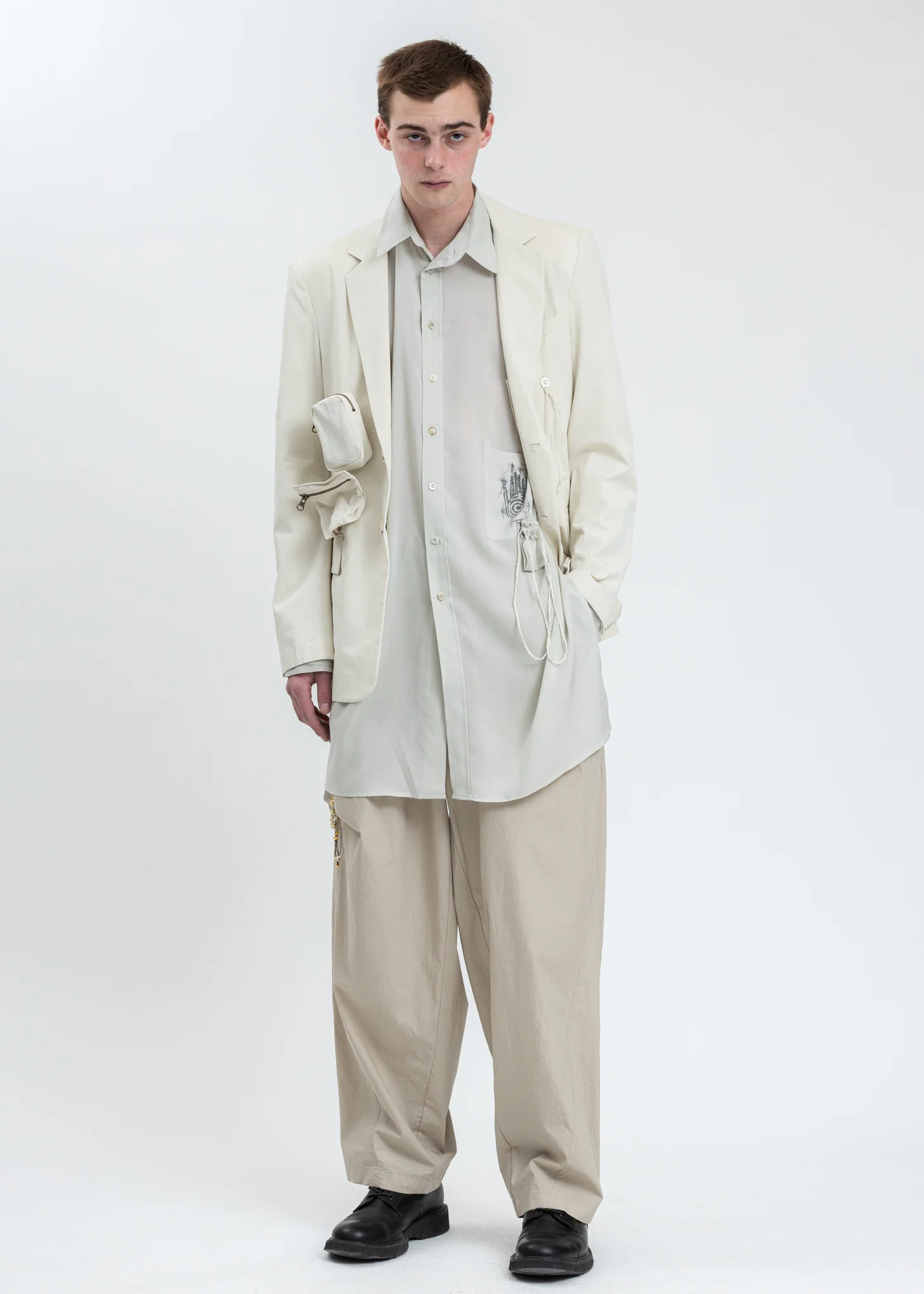 Ivory Detachable Jacket - Image 8