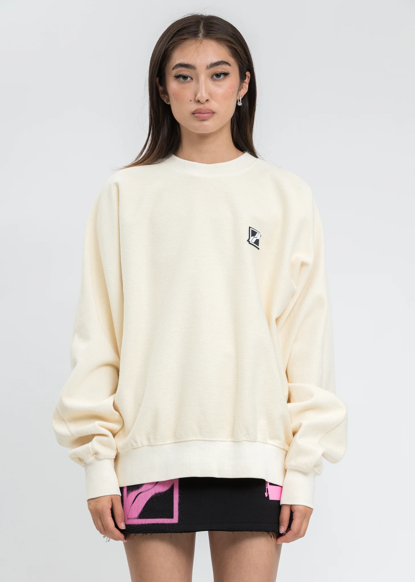 Ivory Big Lettering Sweater