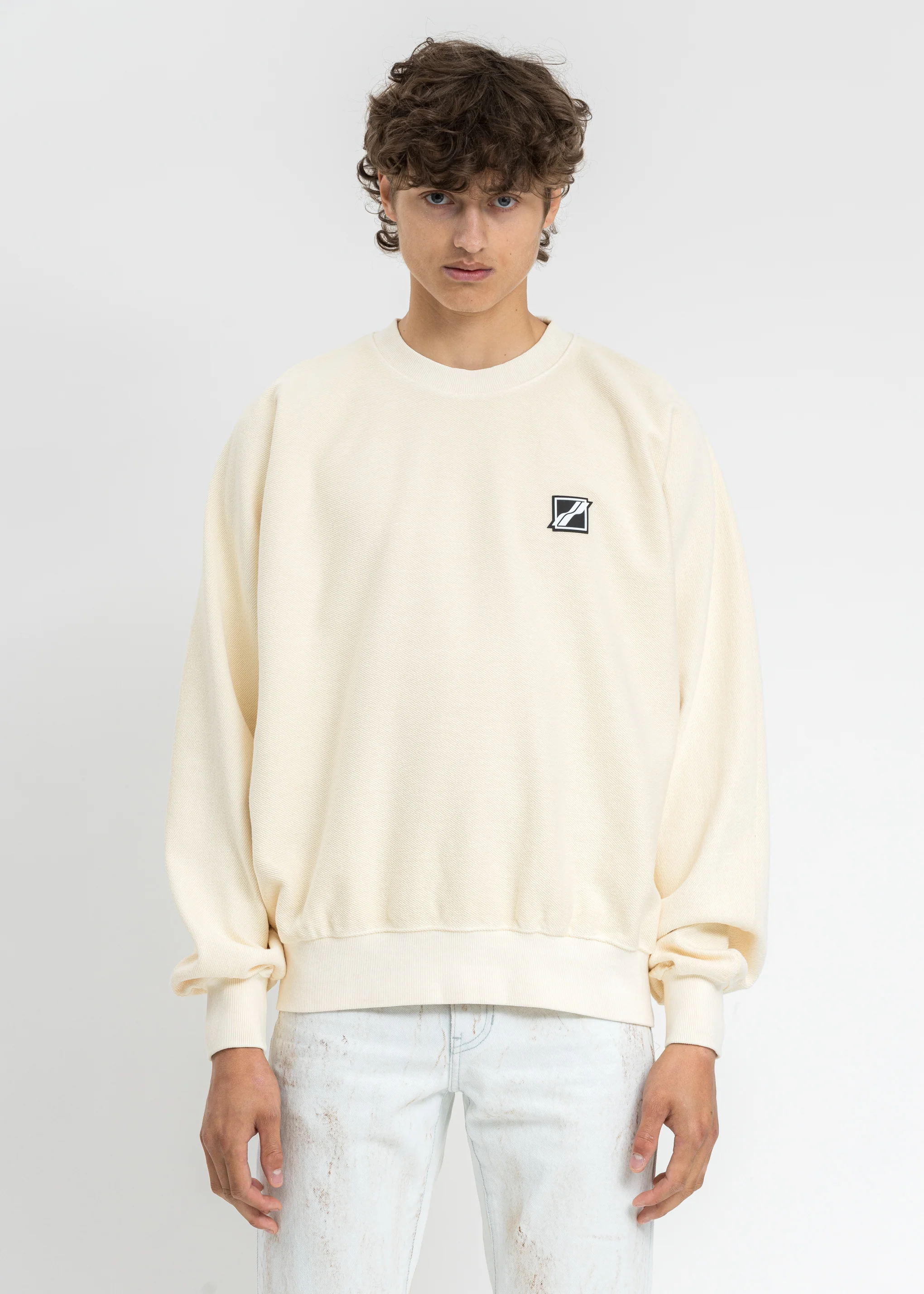 Ivory Big Lettering Sweater