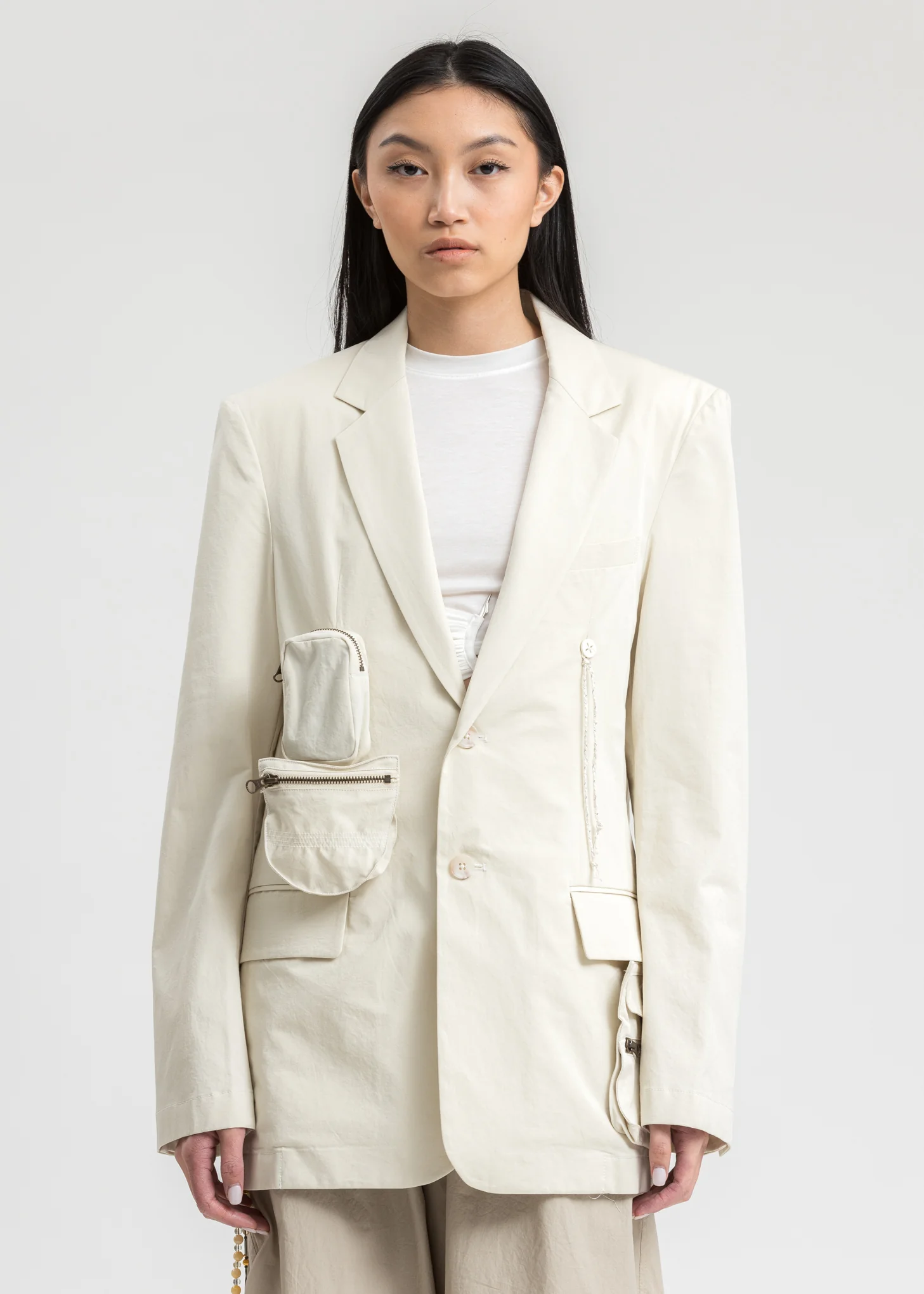 Ivory Detachable Jacket