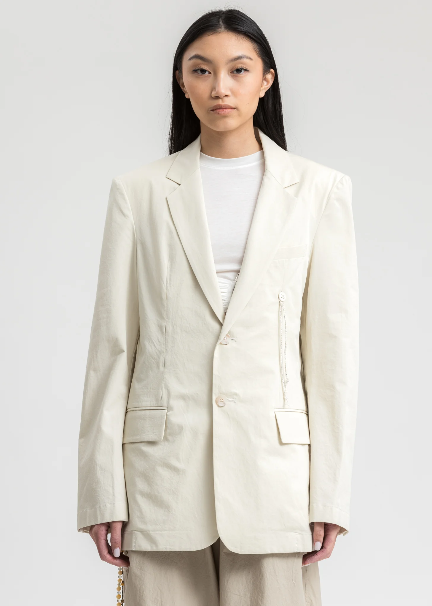 Ivory Detachable Jacket - Image 2