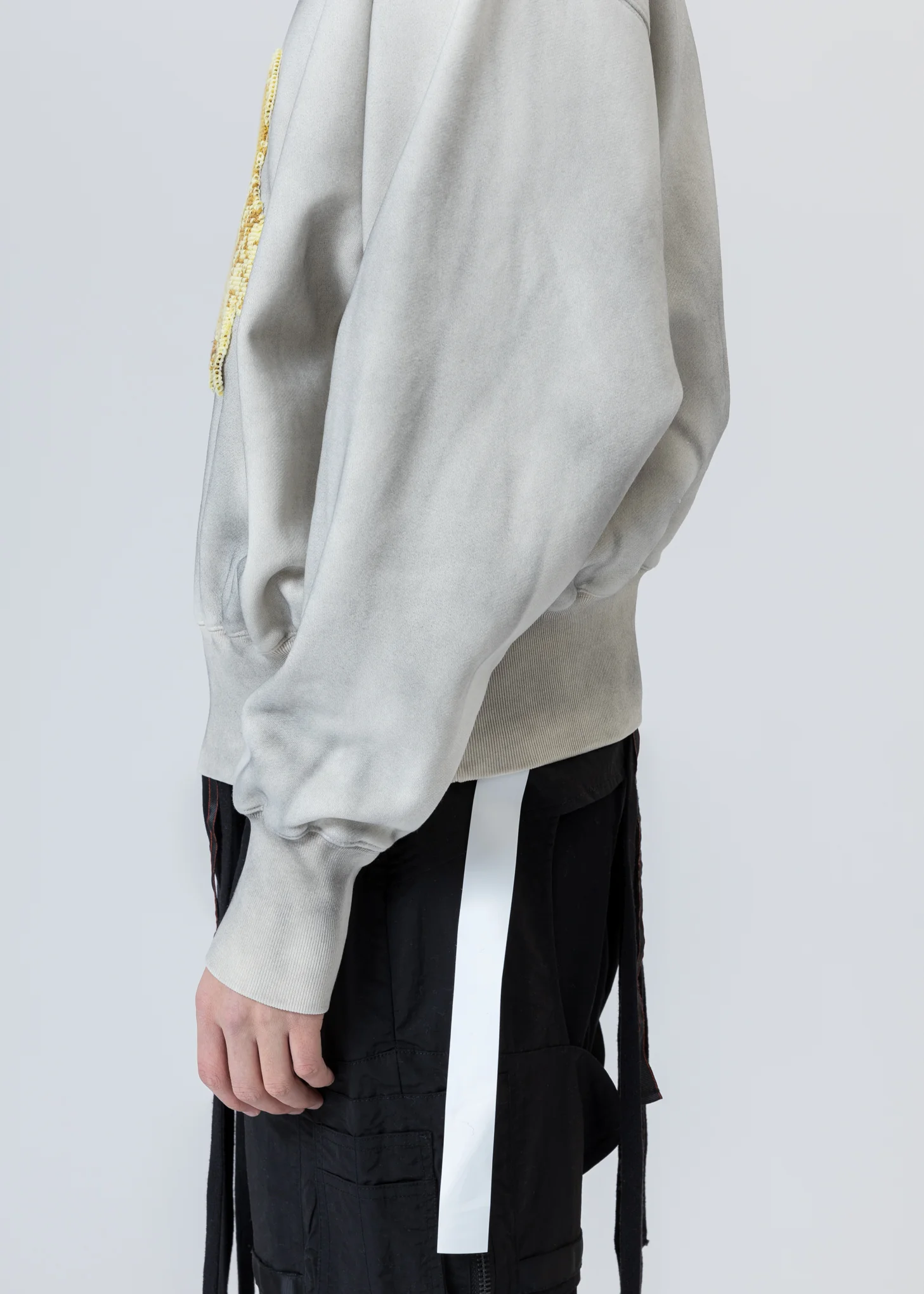 Ivory Embroidered Teddy Sweater - Image 5