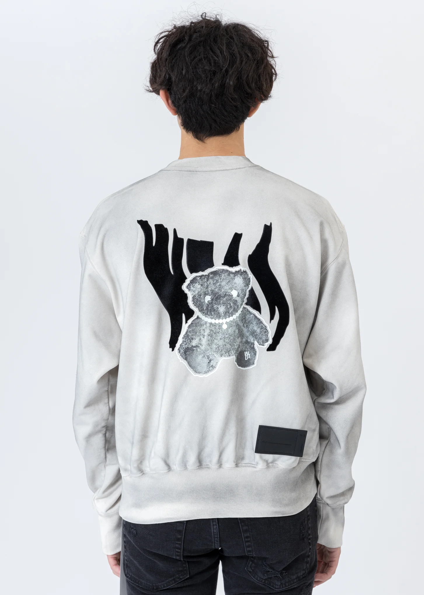 Ivory Glow In The Dark Teddy Sweater - Image 3