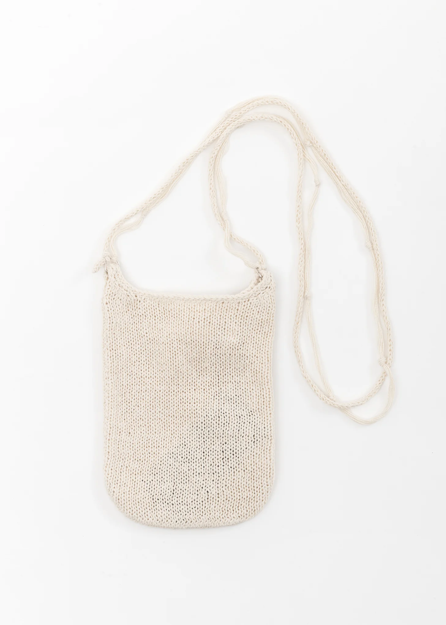 Ivory Knit Pocket Bag - Image 3