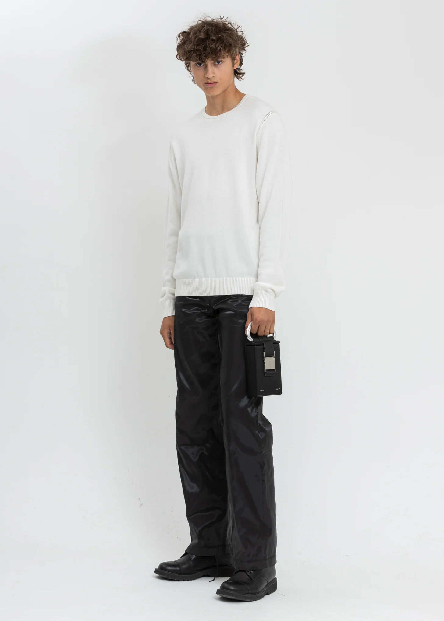 Ivory Logo Cashmere Blend Knit - Image 5