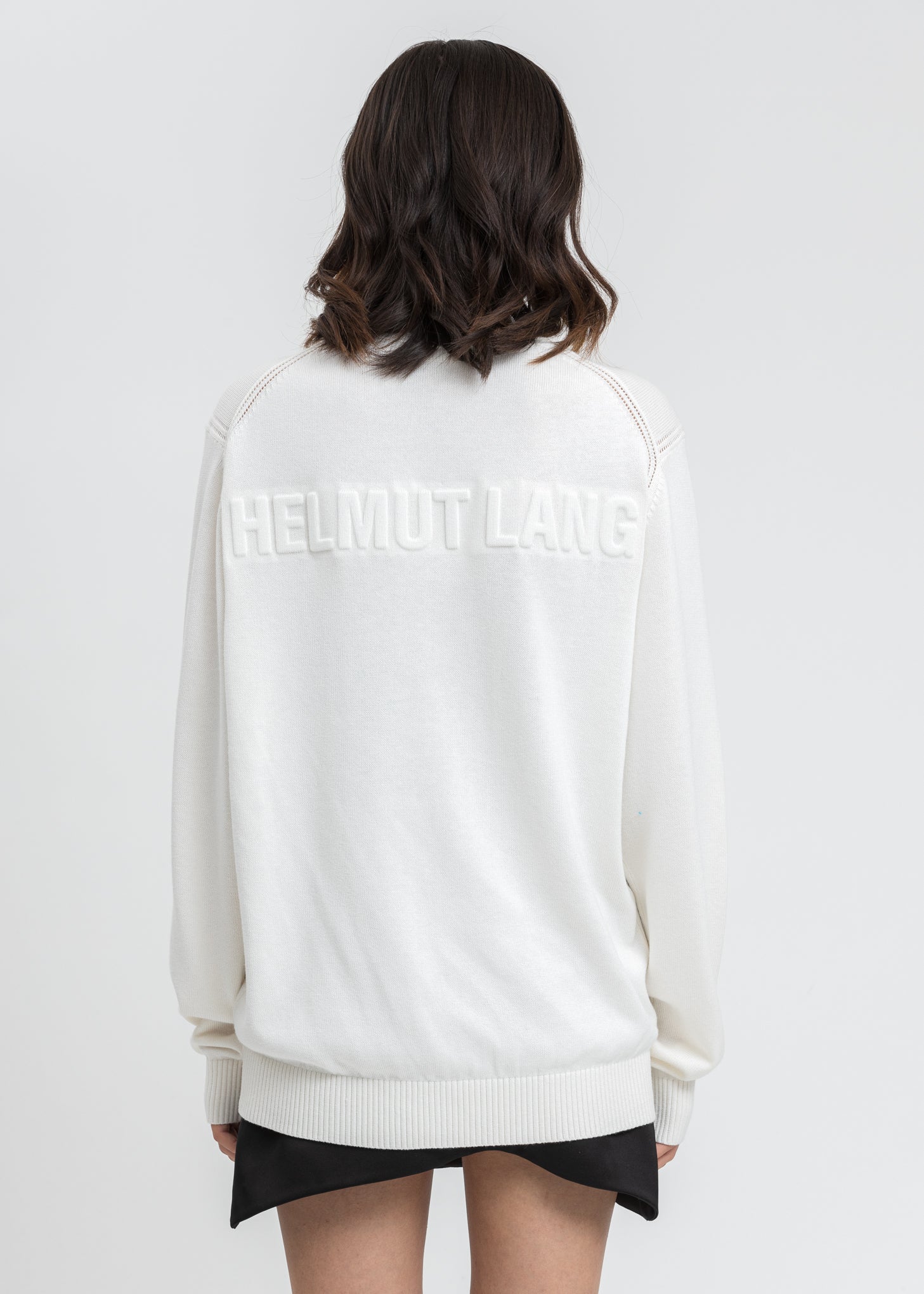 Ivory Logo Cashmere Blend Knit - Image 2
