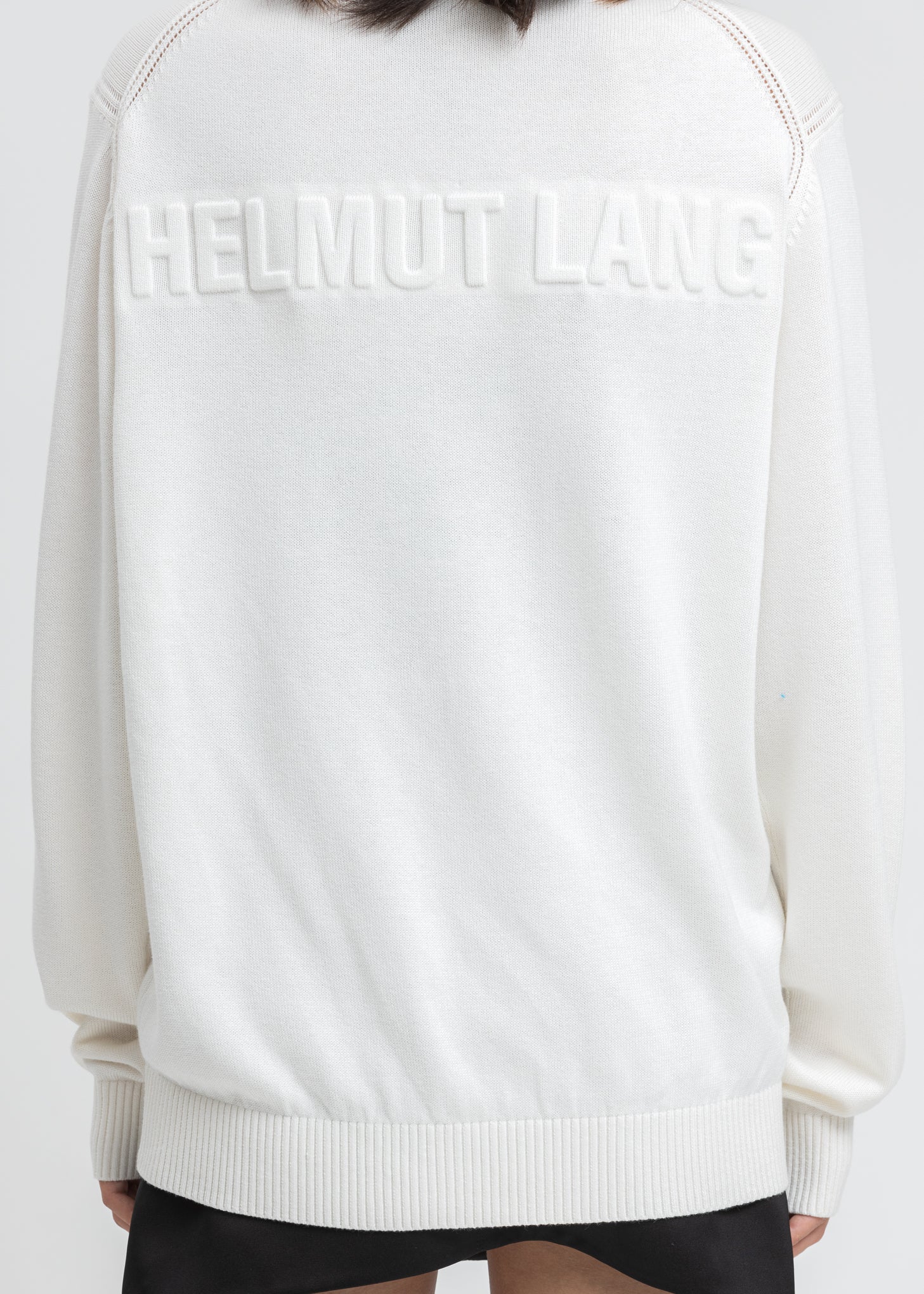 Ivory Logo Cashmere Blend Knit - Image 4