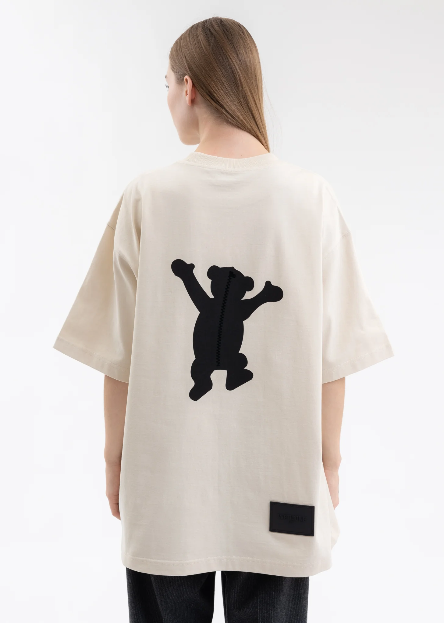 IVORY LOGO TEDDY T-SHIRT - Image 2