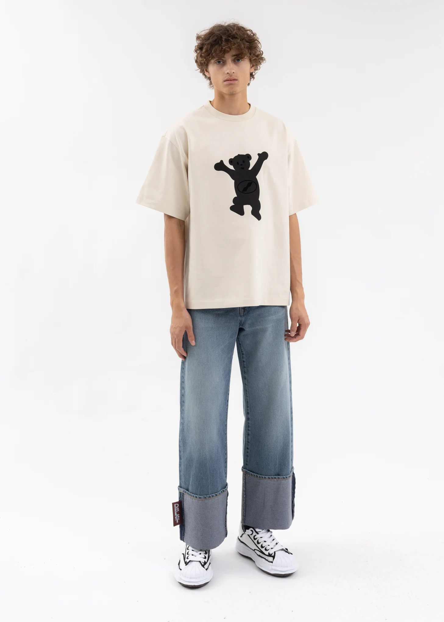 IVORY LOGO TEDDY T-SHIRT - Image 5