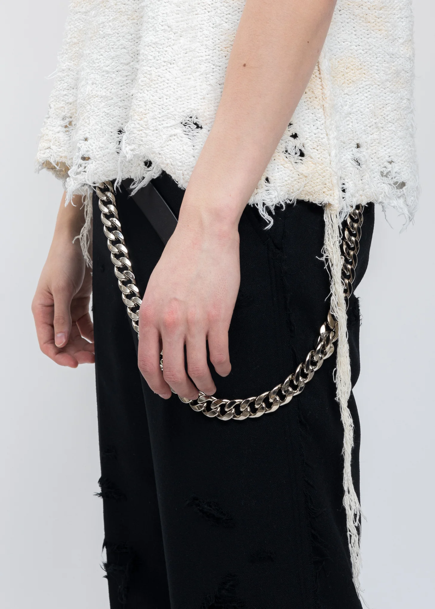 Ivory RECYCLE COTTON BLEACHED Vest - Image 7