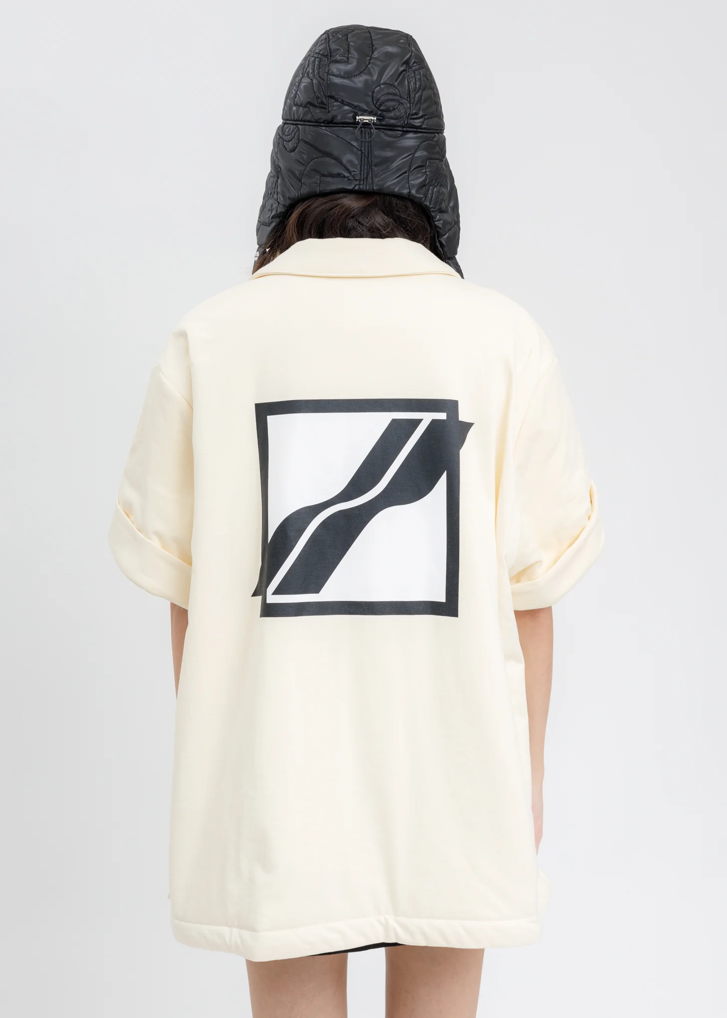 Ivory Padded Short Sleeves Shirt - Image 7