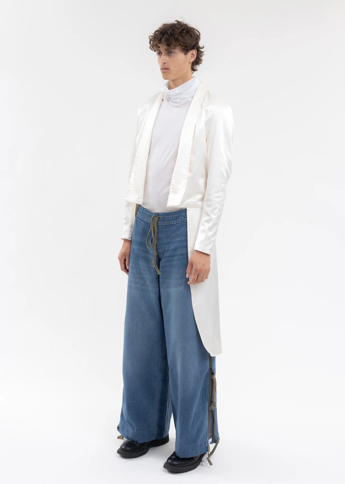 IVORY SATIN TAILS IVORY - Image 3