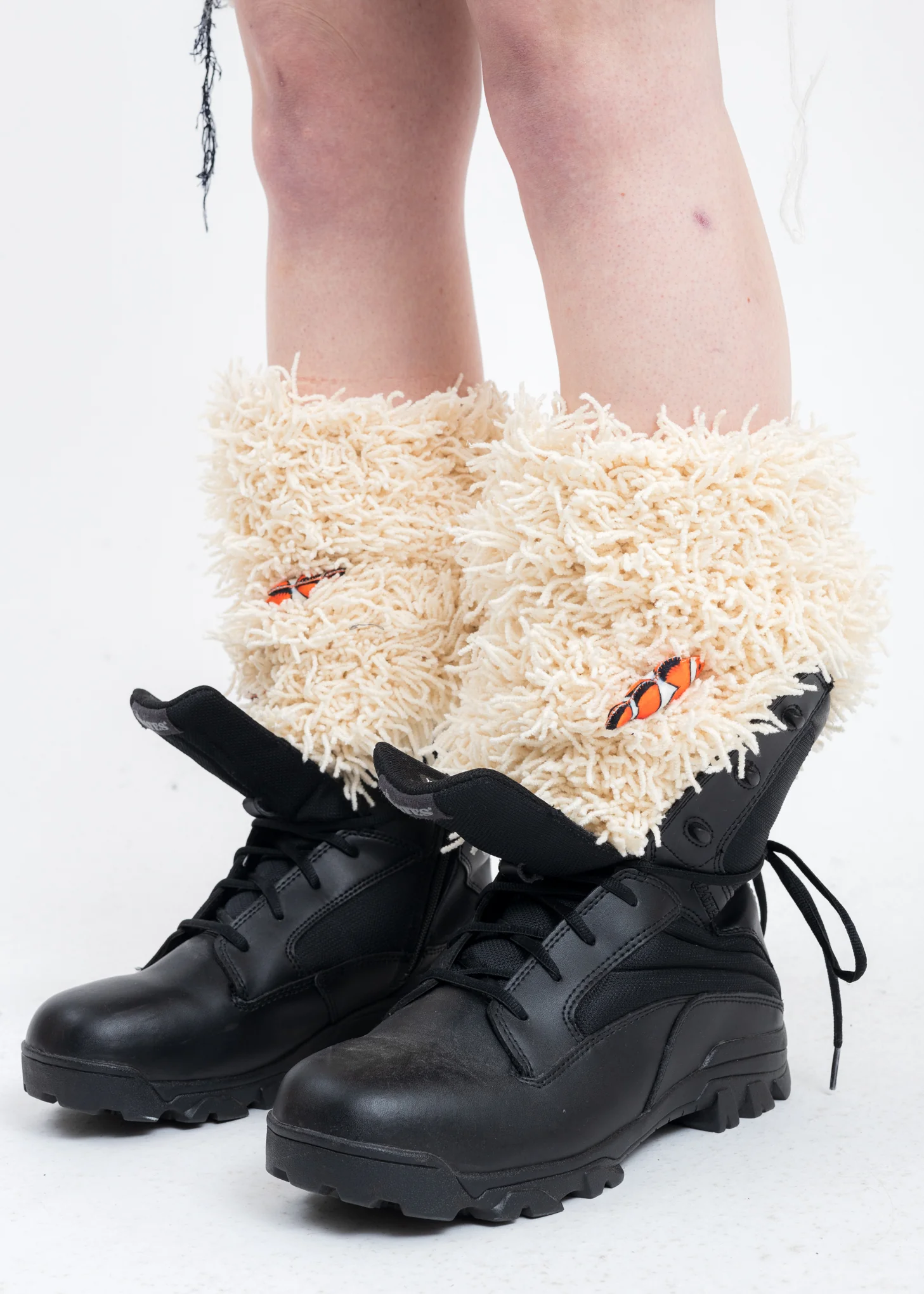 Ivory SEA ANEMONE Arm/Leg  Warmer - Image 6