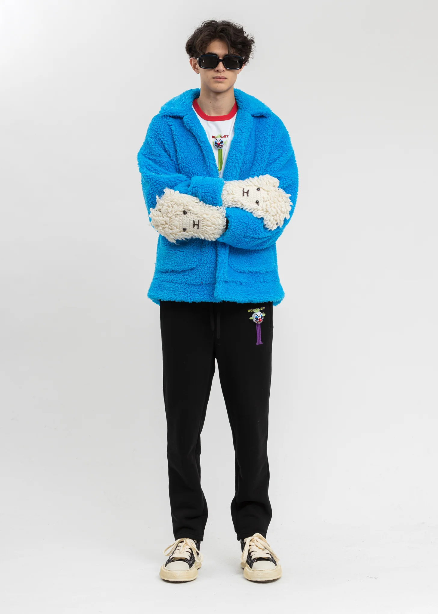 Ivory Sheep Face Gloves - Image 6