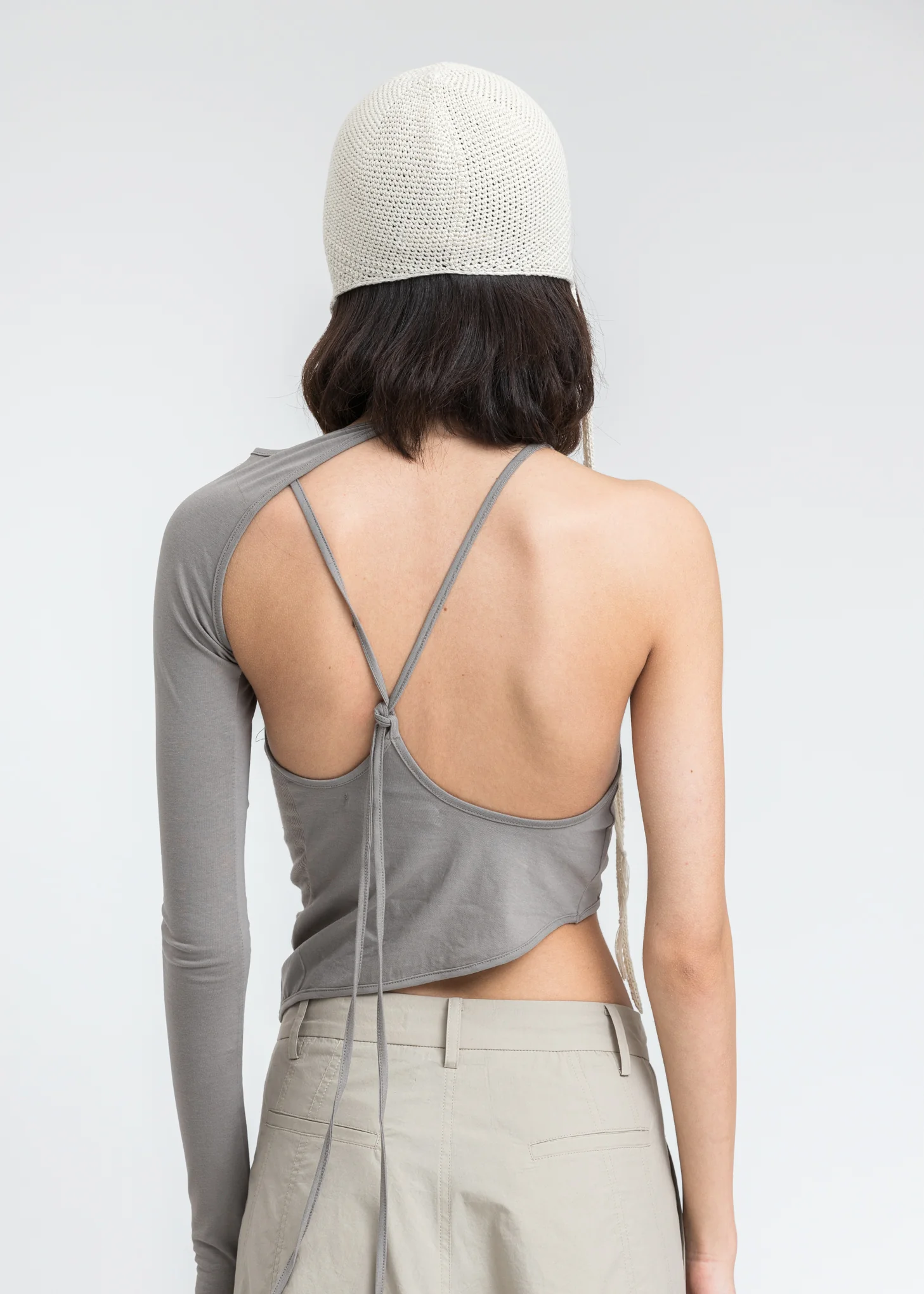 Ivory Tassel Beanie - Image 3