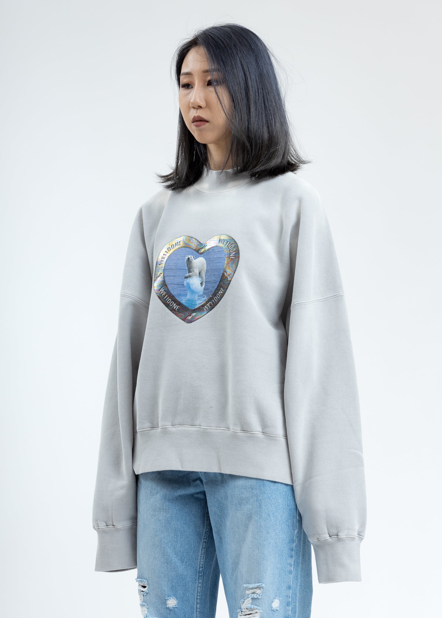 Ivory Thermo Sensitive Polar Bear Sweatshirt - Image 3